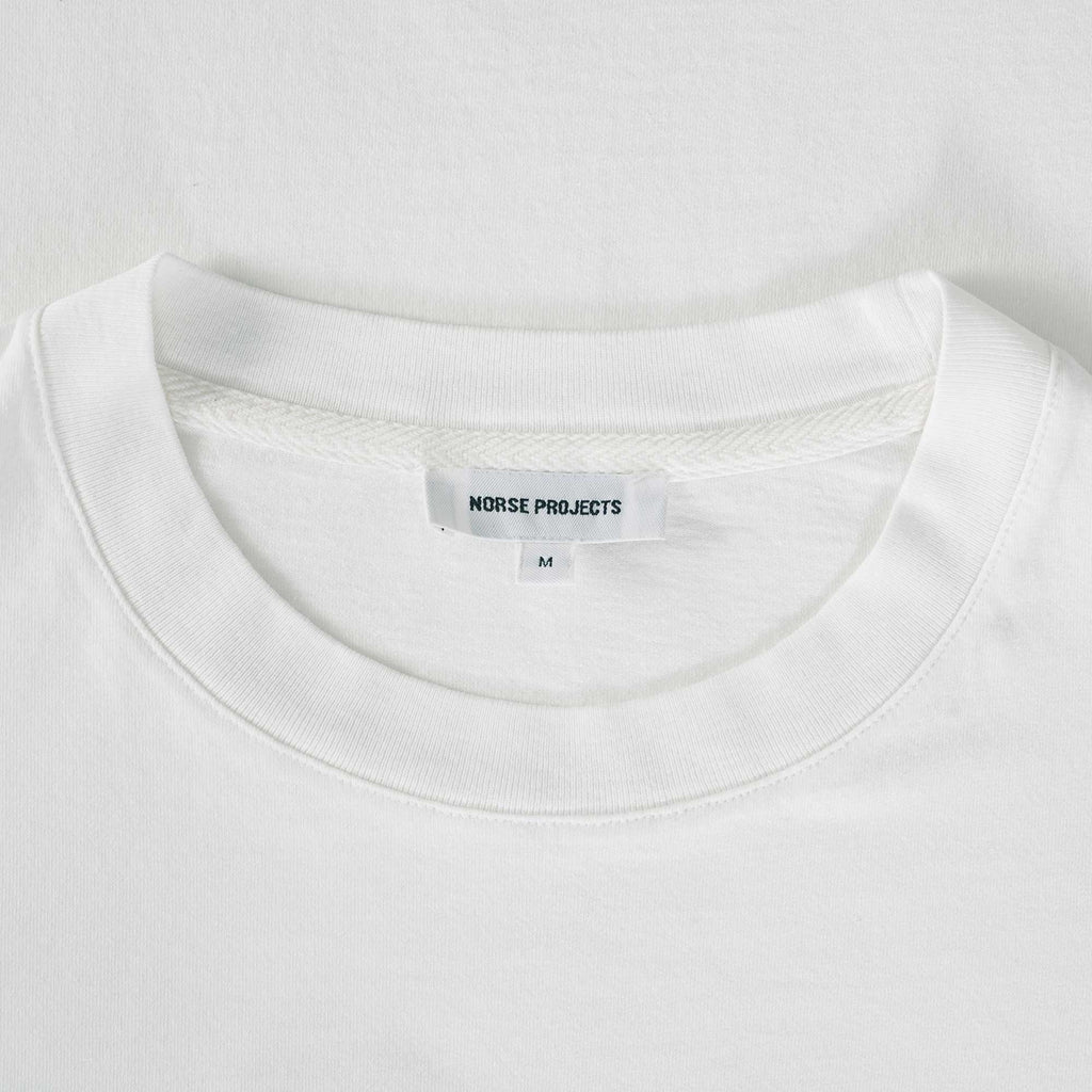 Norse Projects Johannes Varsity Logo T-Shirt - White