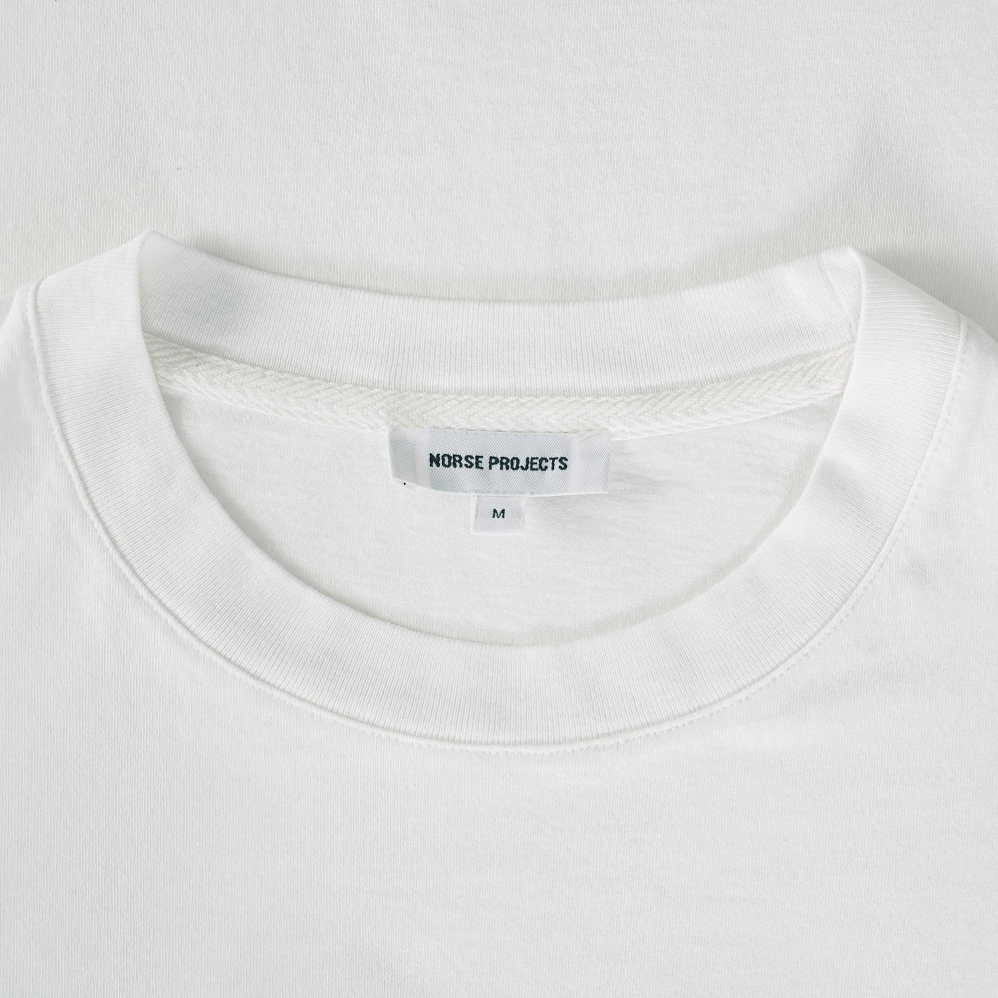 Norse Projects Johannes Varsity Logo T-Shirt - White
