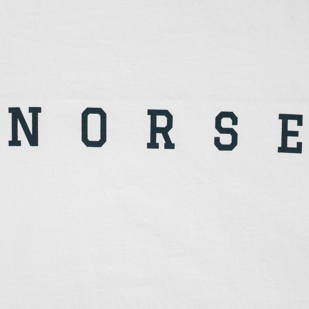 Norse Projects Johannes Varsity Logo T-Shirt - White