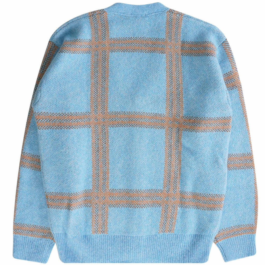 Lacoste Checked Blend Wool Jacquard Cardigan - Multi