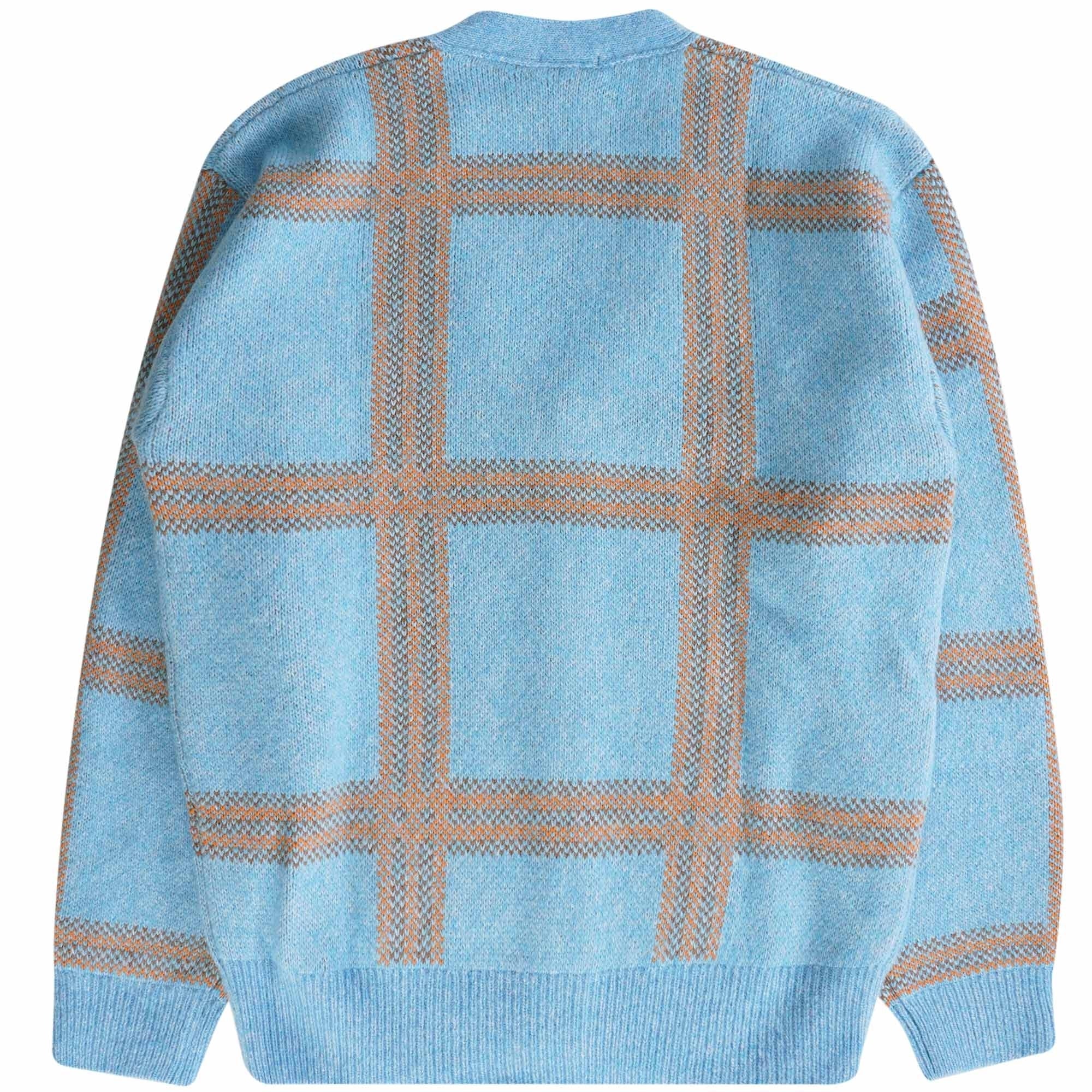 Lacoste Checked Blend Wool Jacquard Cardigan - Multi