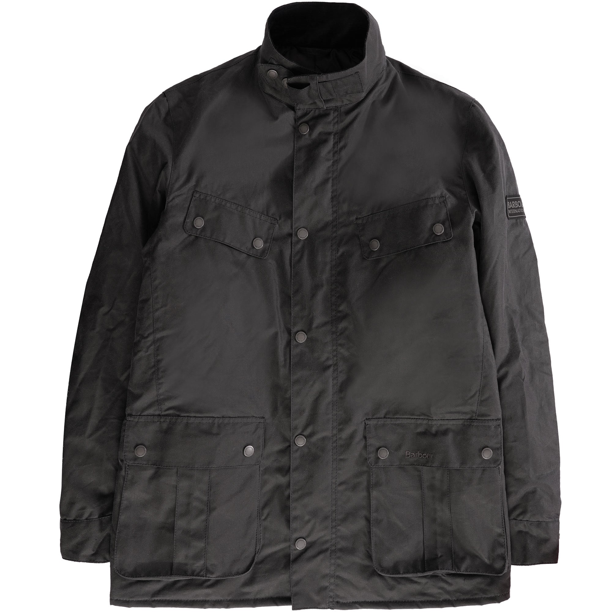 Barbour International Tourer Duke Wax Jacket - Grey