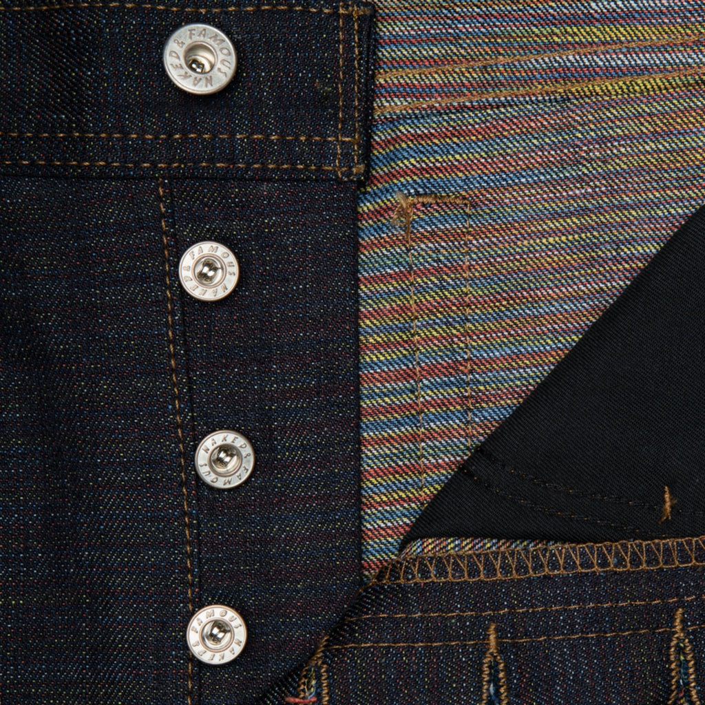 Naked and Famous Denim Weird Guy Japan Heritage Kasuri - Indigo