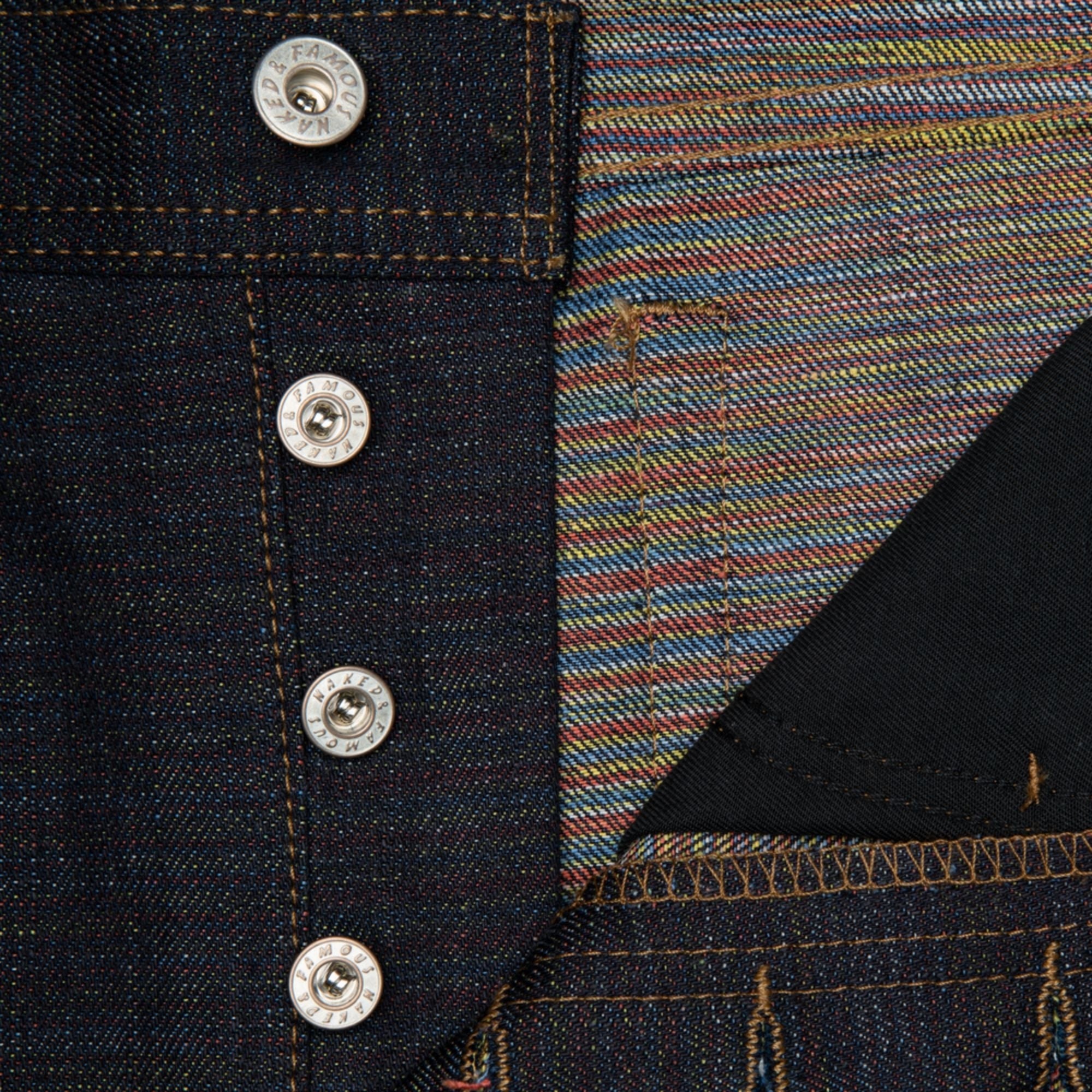 Naked and Famous Denim Weird Guy Japan Heritage Kasuri - Indigo