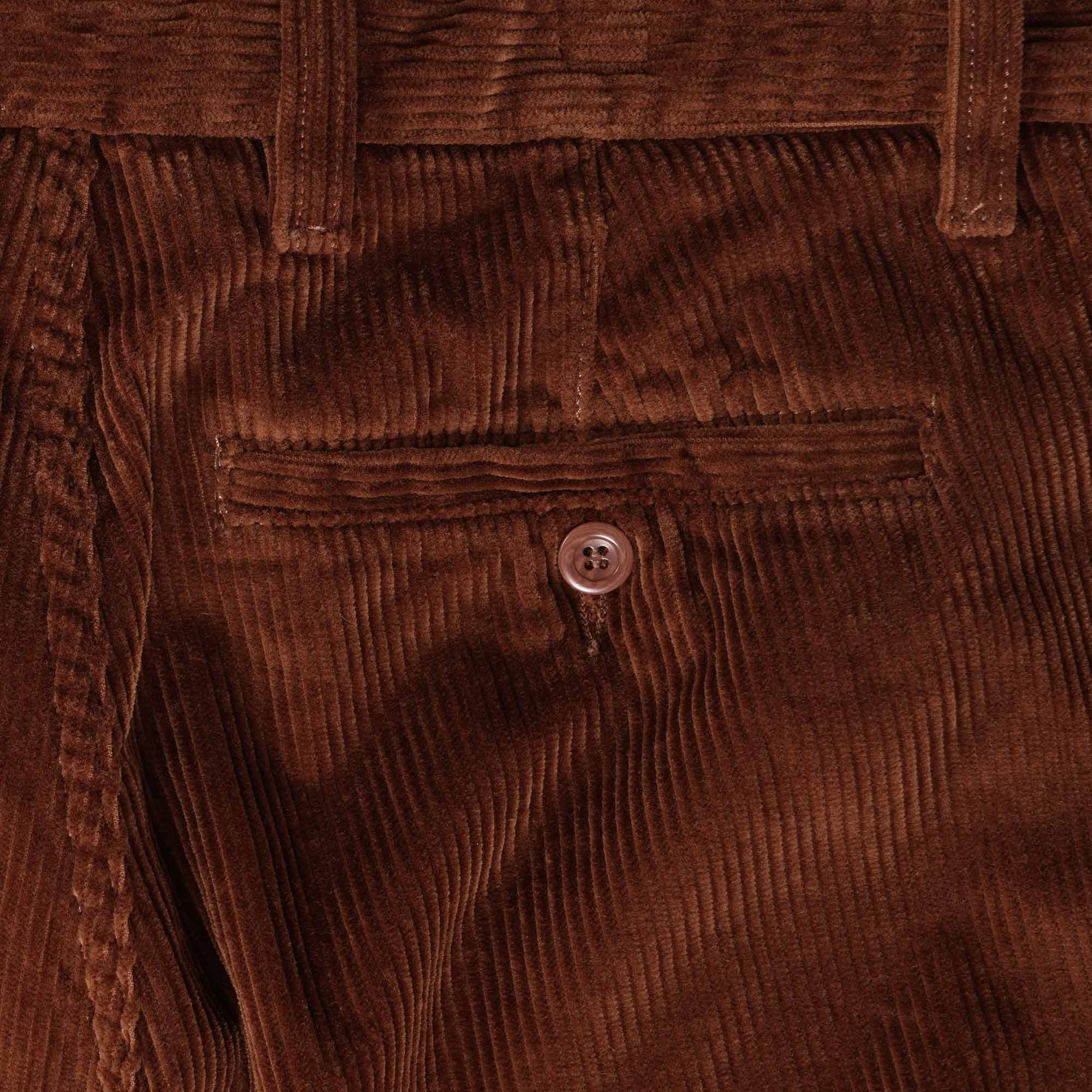 Aros Corduroy Trousers - Burnt Orange