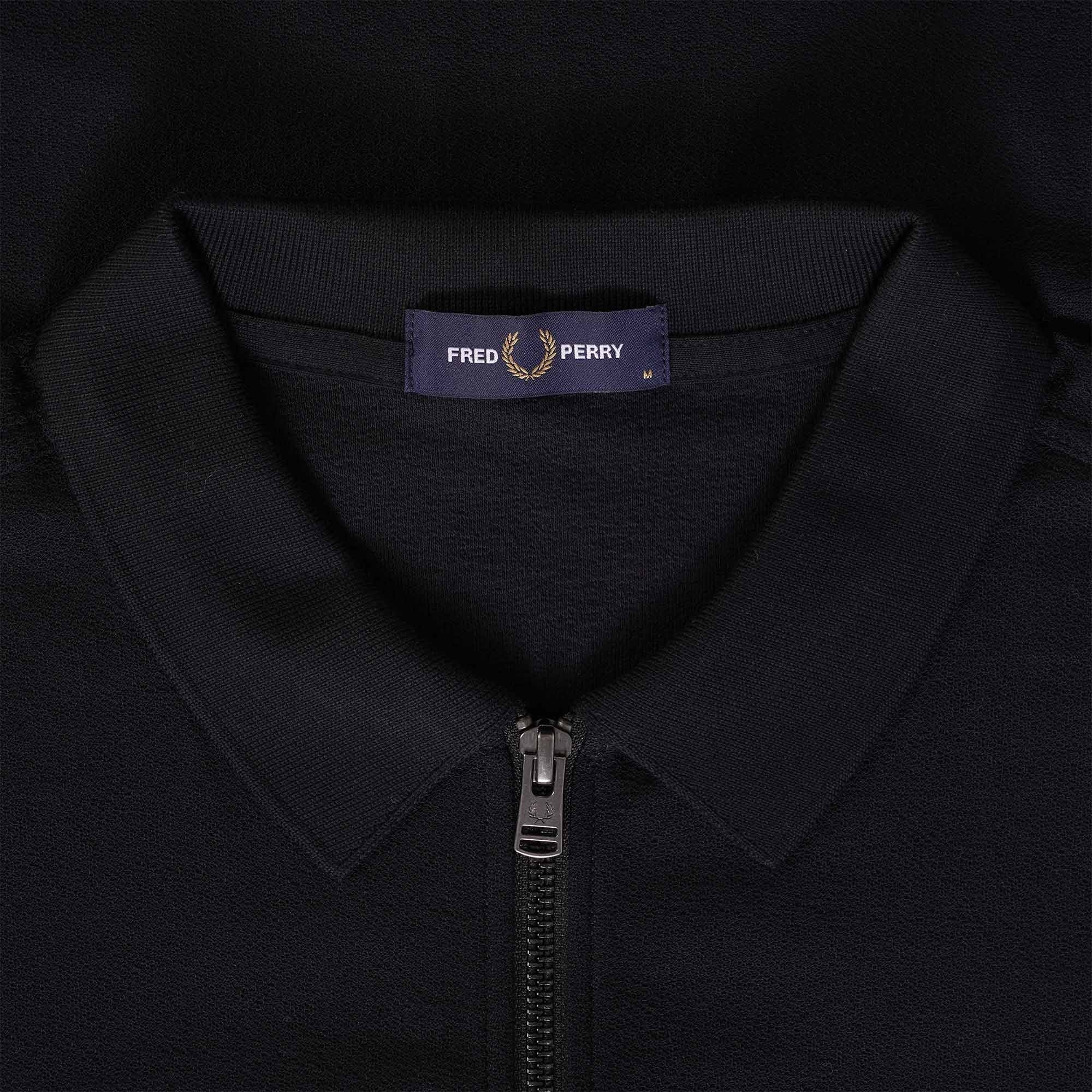 Fred Perry M4 Zip Polo Shirt - Navy