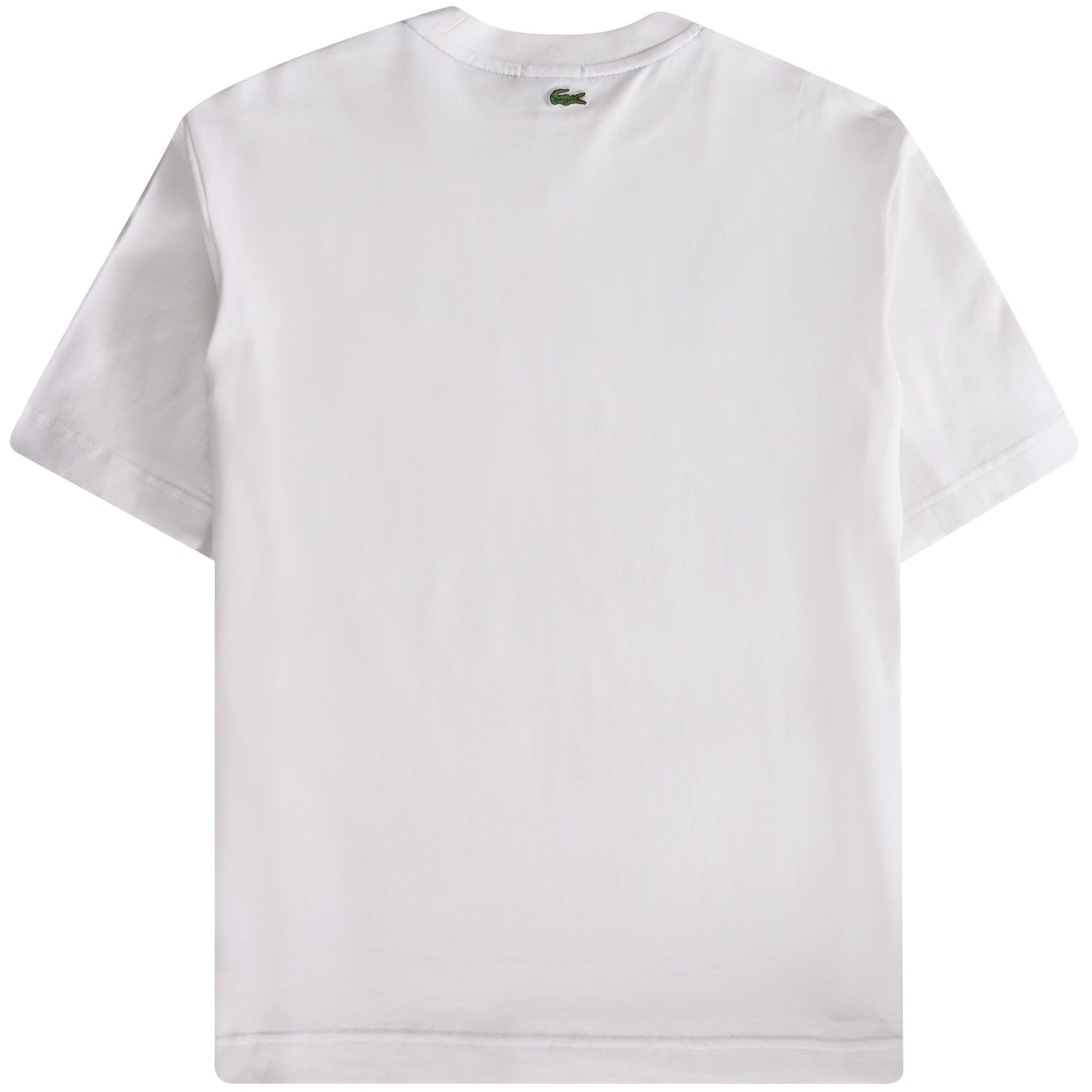 Loose Fit Large Crocodile T-shirt - White