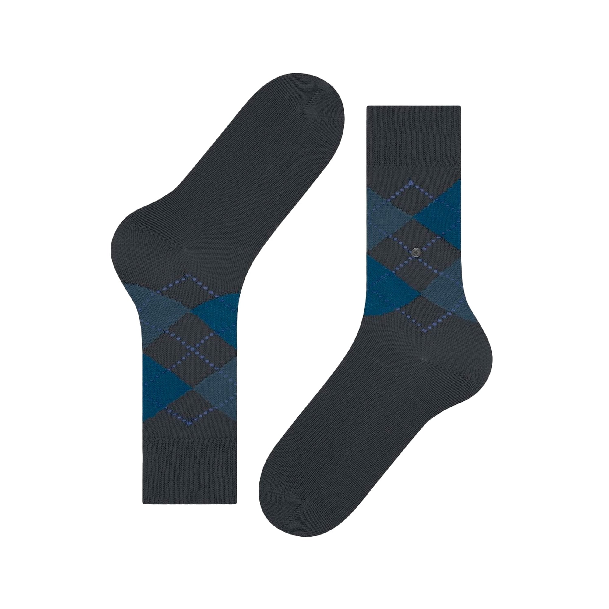 Burlington Socks Preston - Grey/Aqua