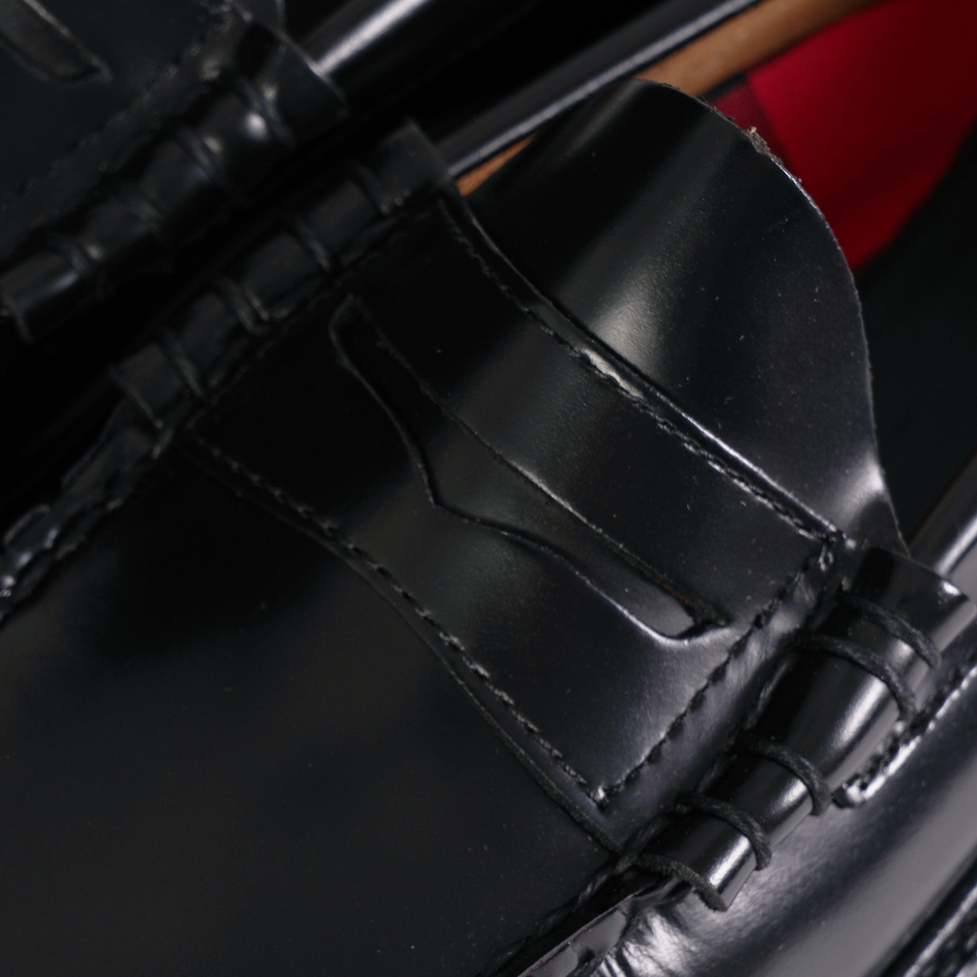 Fred Perry x G.H Bass Weejuns Penny Loafers - Black