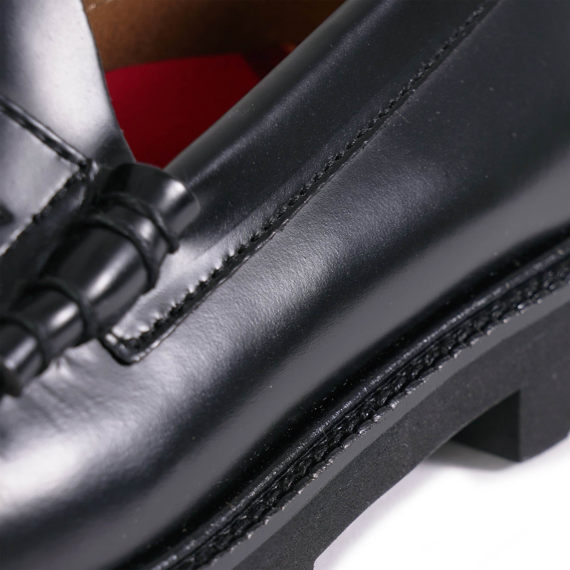 Fred Perry x G.H Bass Weejuns Penny Loafers - Black