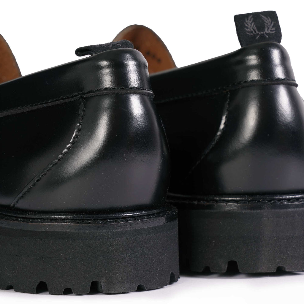 Fred Perry x G.H Bass Weejuns Penny Loafers - Black
