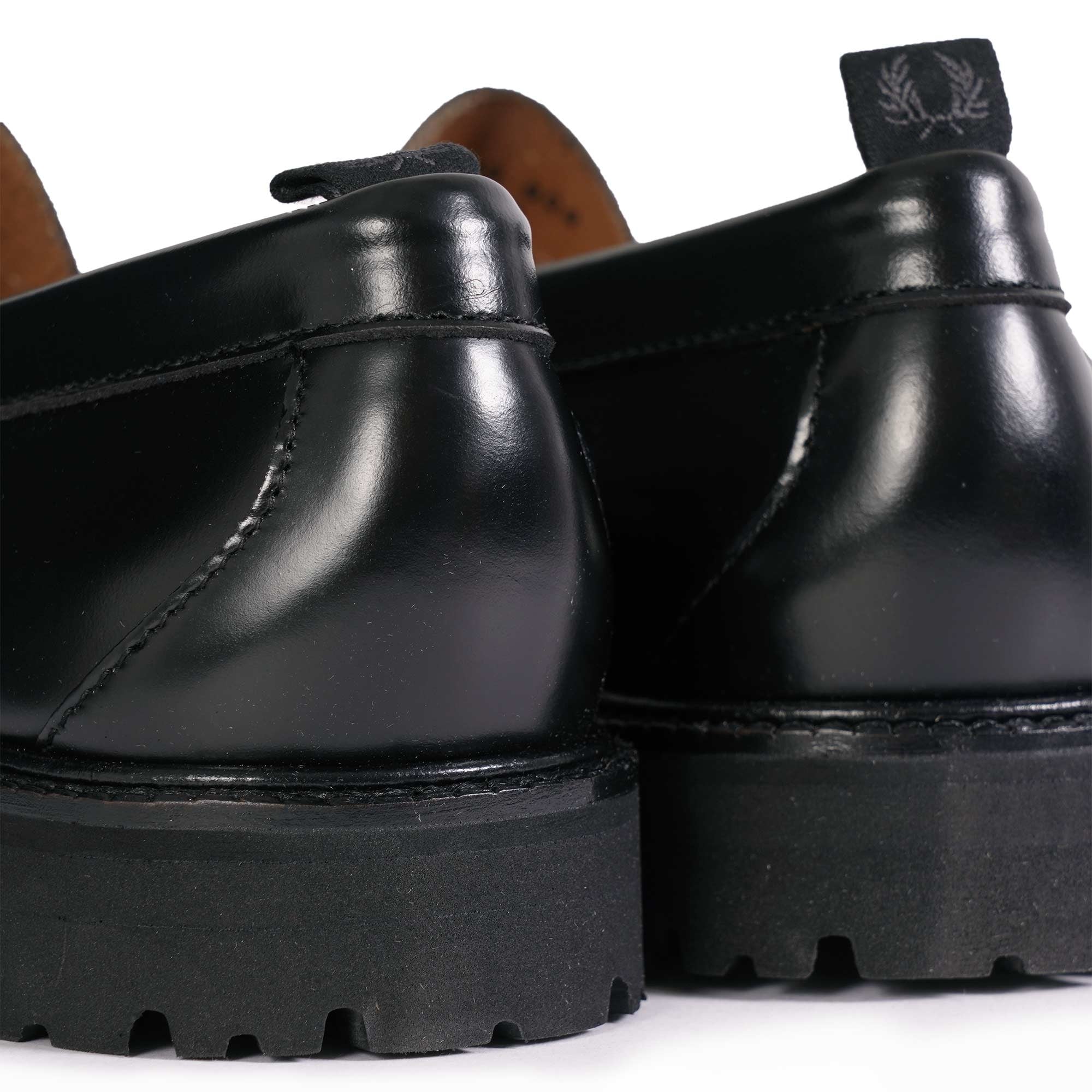 Fred Perry x G.H Bass Weejuns Penny Loafers - Black