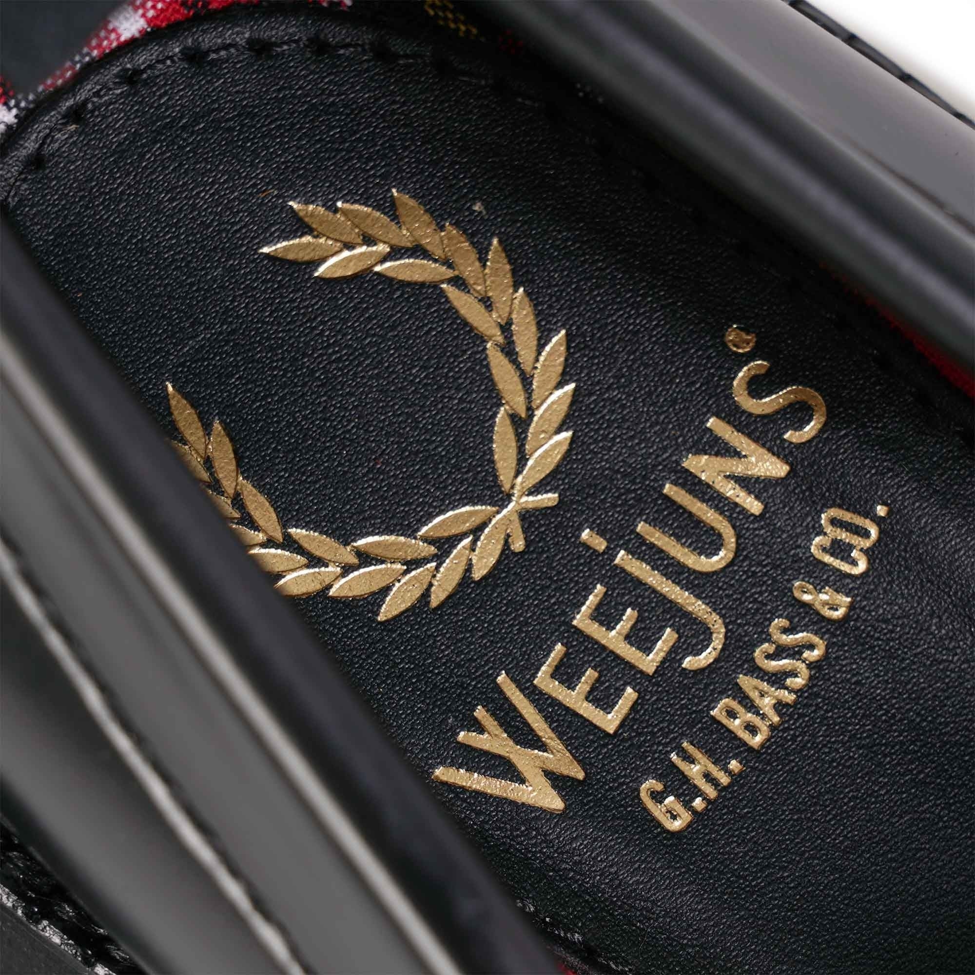 Fred Perry x G.H Bass Weejuns Penny Loafers - Black