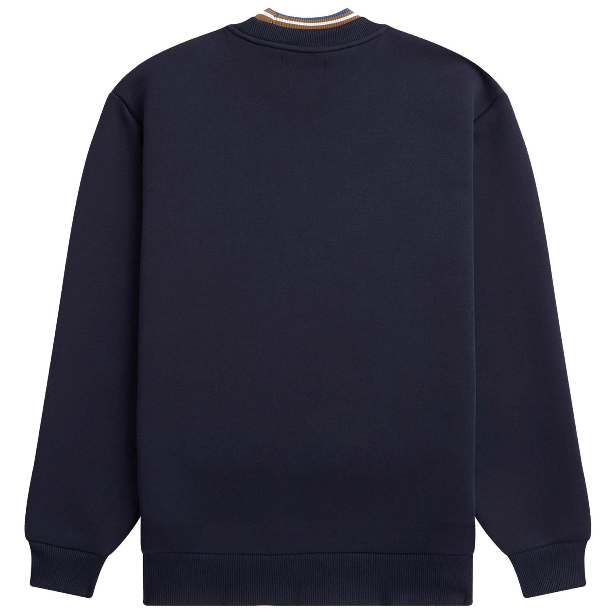 Fred Perry Knitted Rib Sweatshirt - Navy