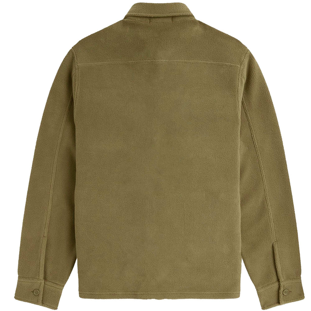 Fred Perry Reverse Fleeceback Overshirt - Shaded Stone