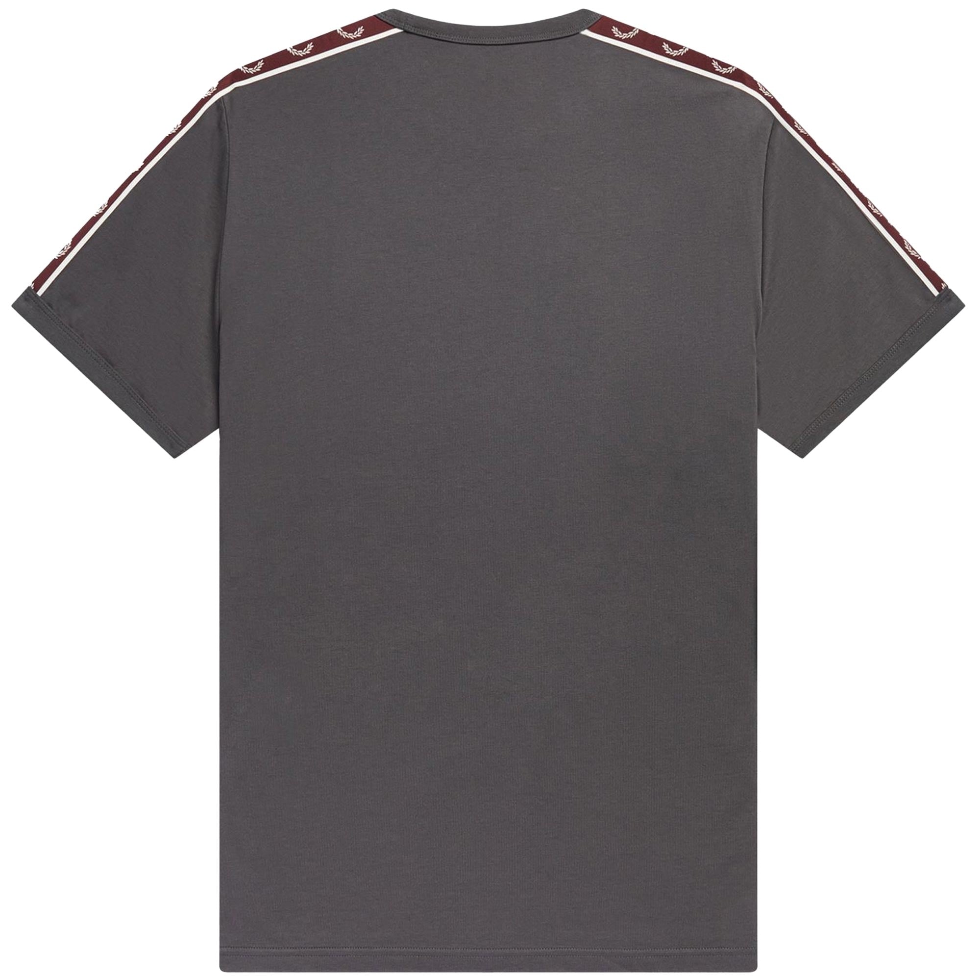 Fred Perry Contrast Tape Ringer T-Shirt - Gunmetal