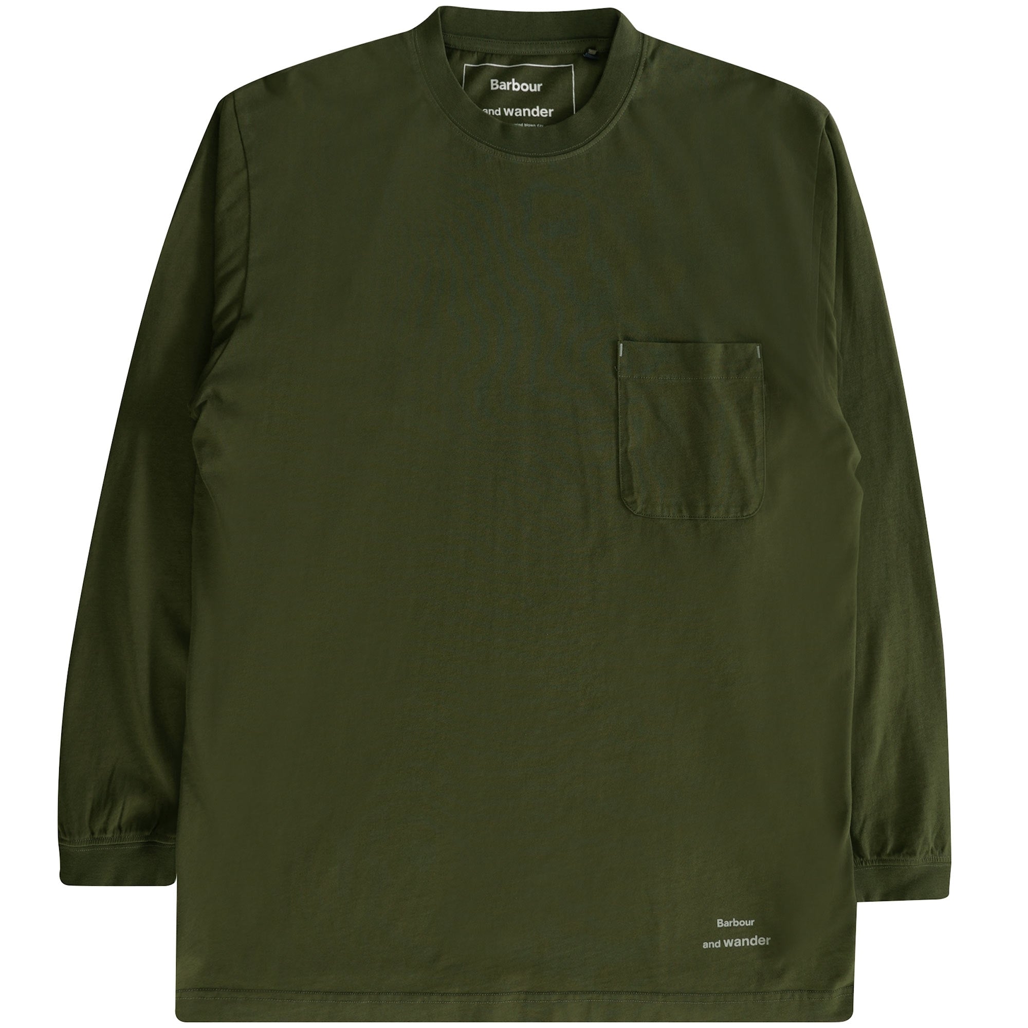 Barbour x And Wander T-Shirt - Khaki