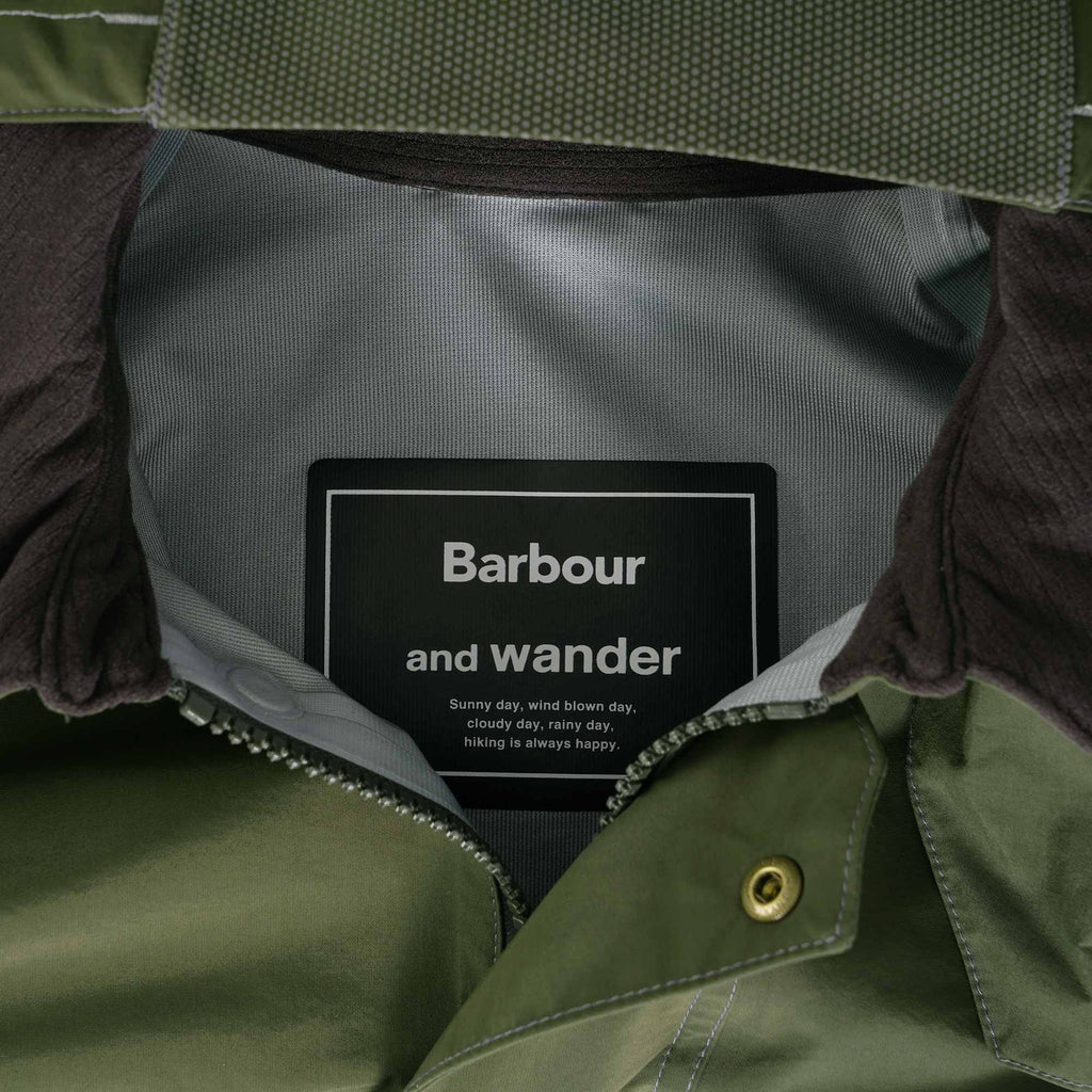 Barbour x And Wander 3L Waterproof Jacket - Olive