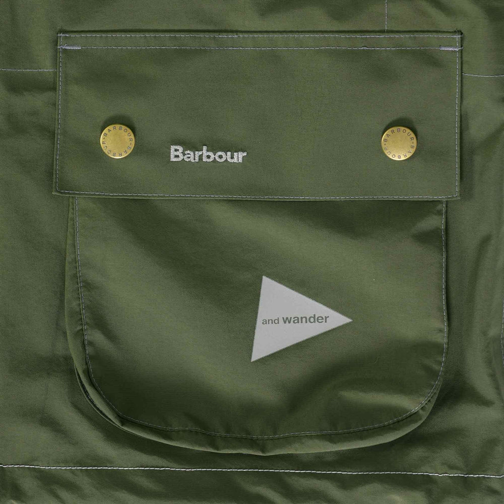 Barbour x And Wander 3L Waterproof Jacket - Olive