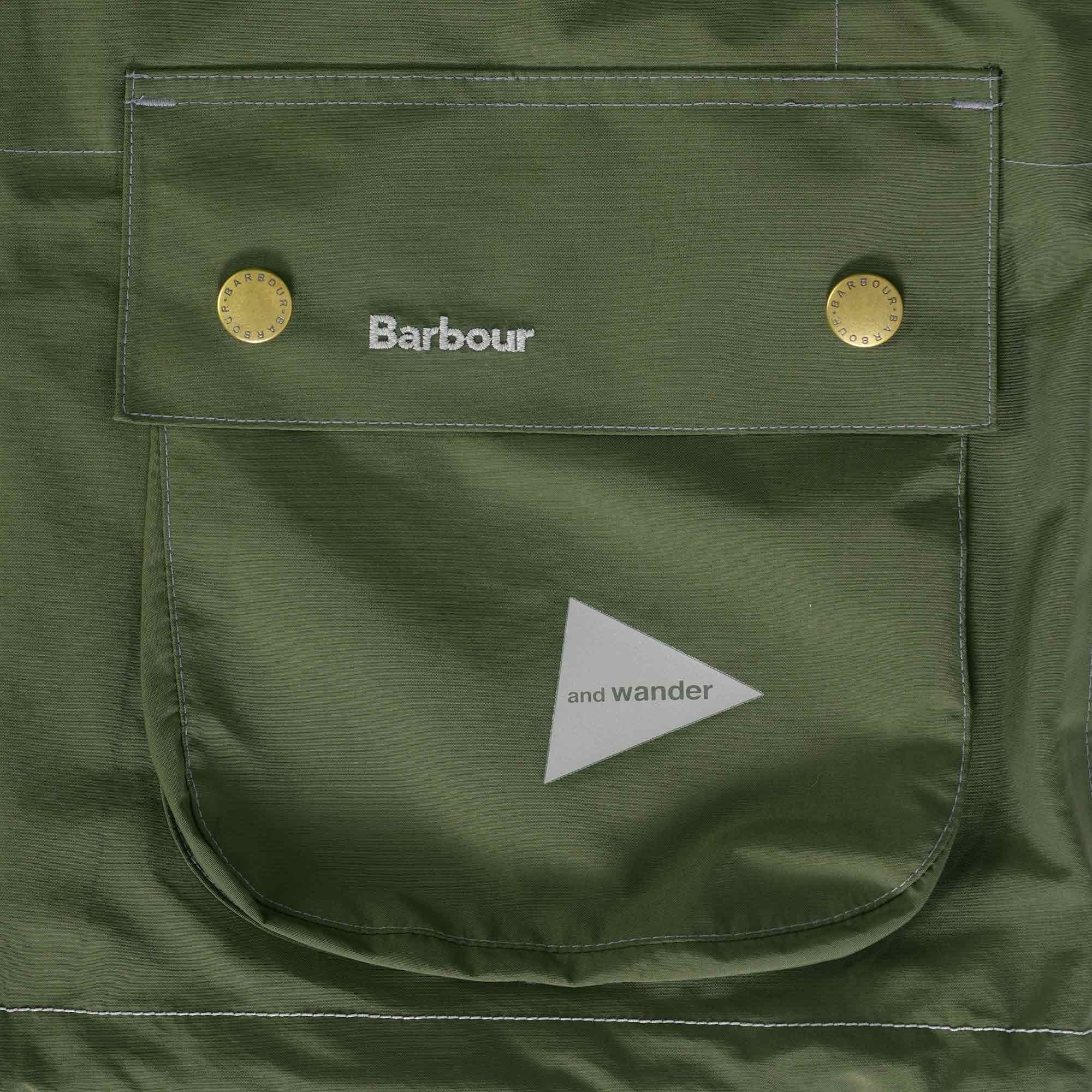 Barbour x And Wander 3L Waterproof Jacket - Olive