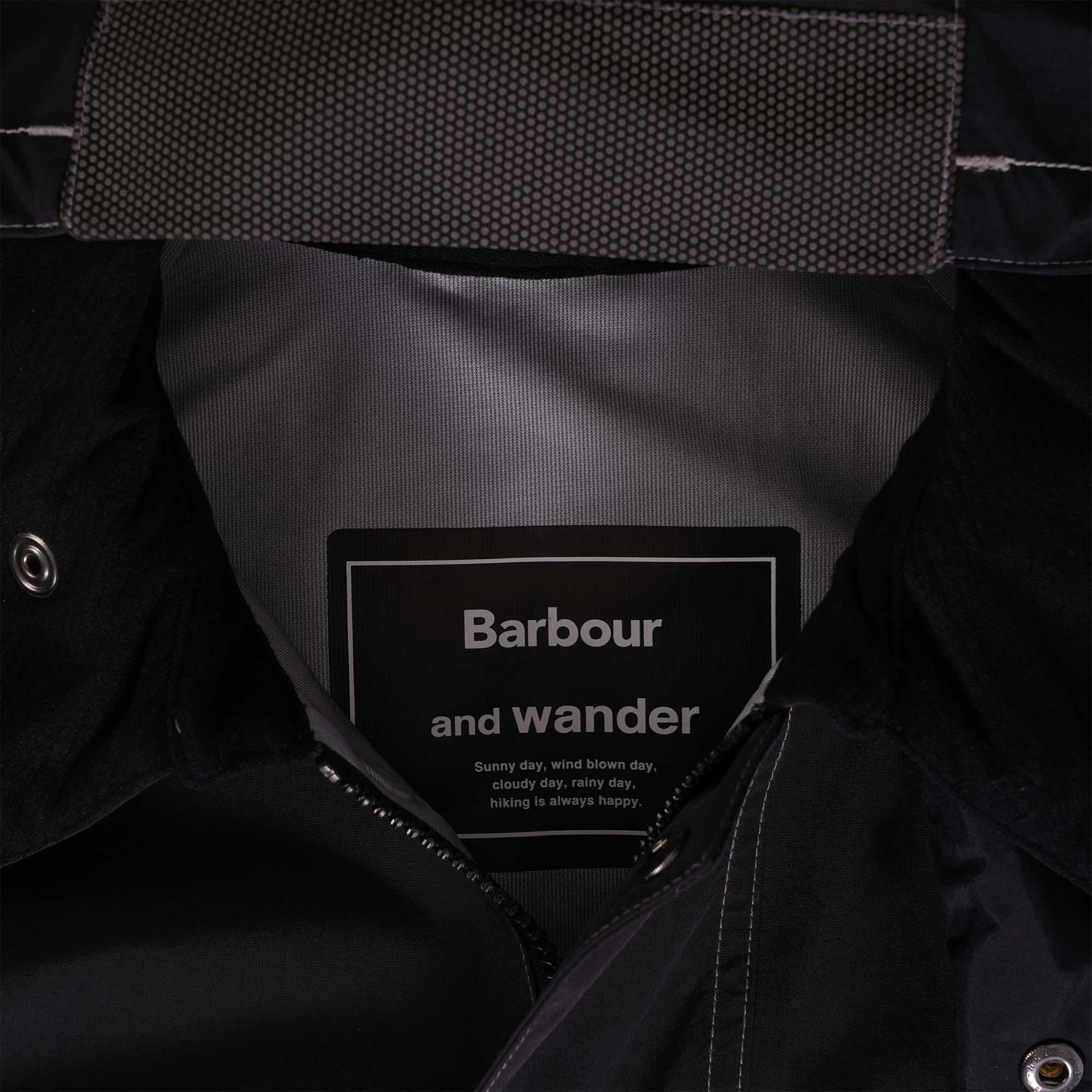 Barbour x And Wander 3L Waterproof Jacket - Black