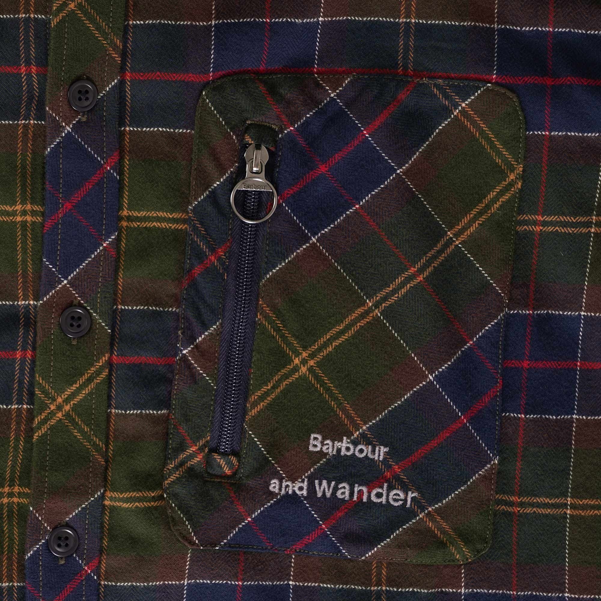 Barbour x And Wander Tartan Shirt - Classic Tartan