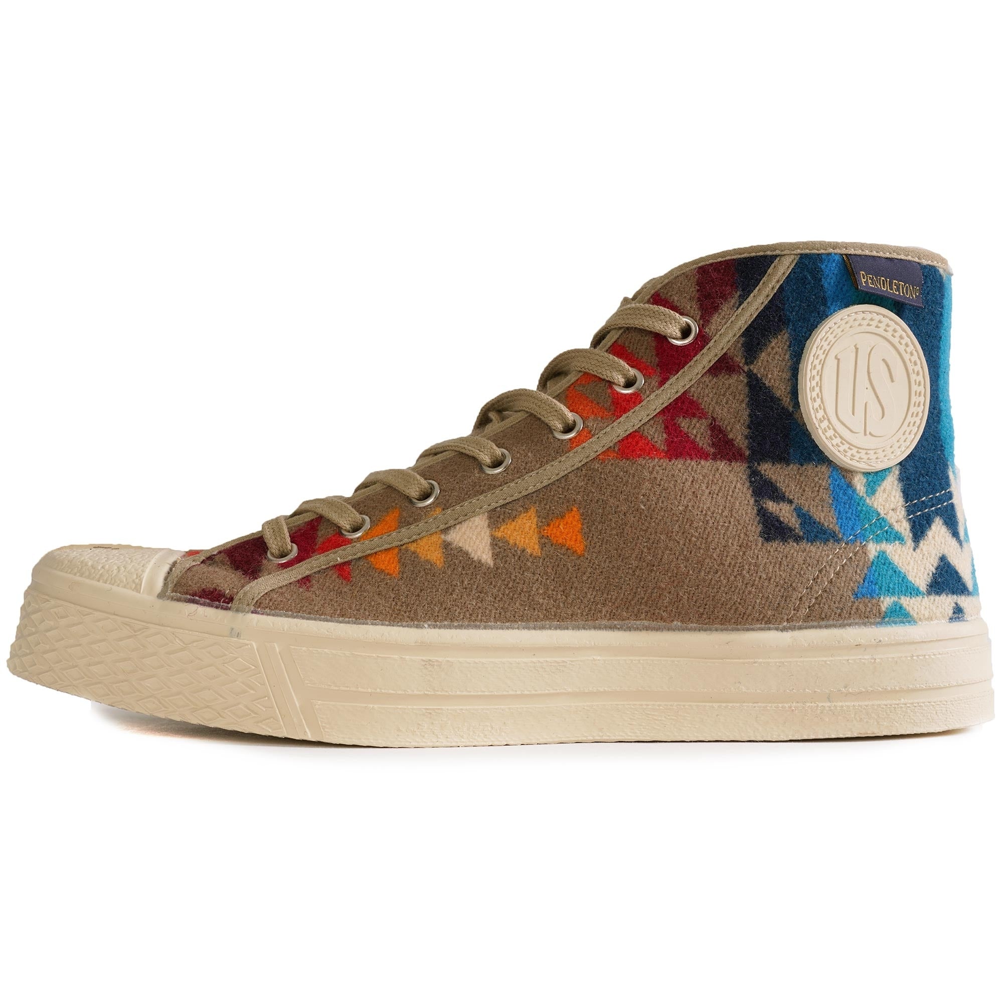 US Rubber Company x Pendleton High Top Oxford Sneakers - Pilot Rock
