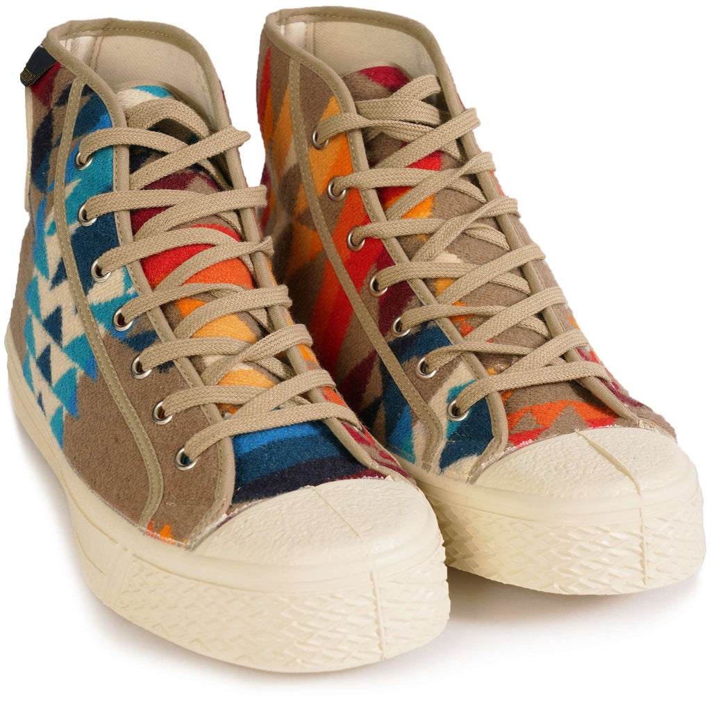 US Rubber Company x Pendleton High Top Oxford Sneakers - Pilot Rock