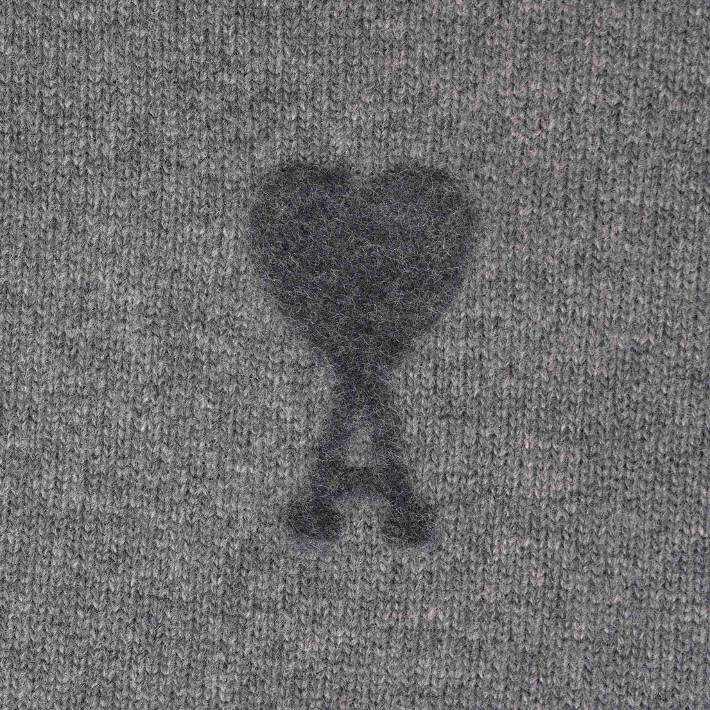 Crew Neck Sweater - Heather Grey