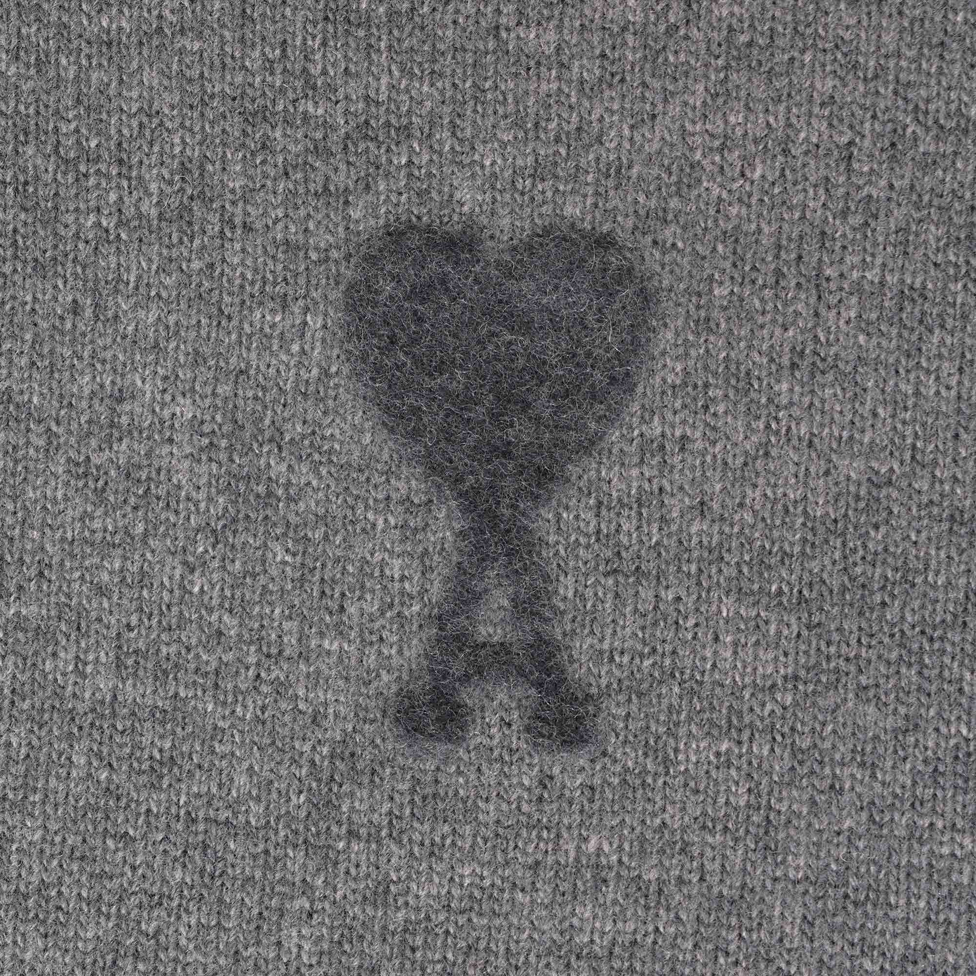 Crew Neck Sweater - Heather Grey