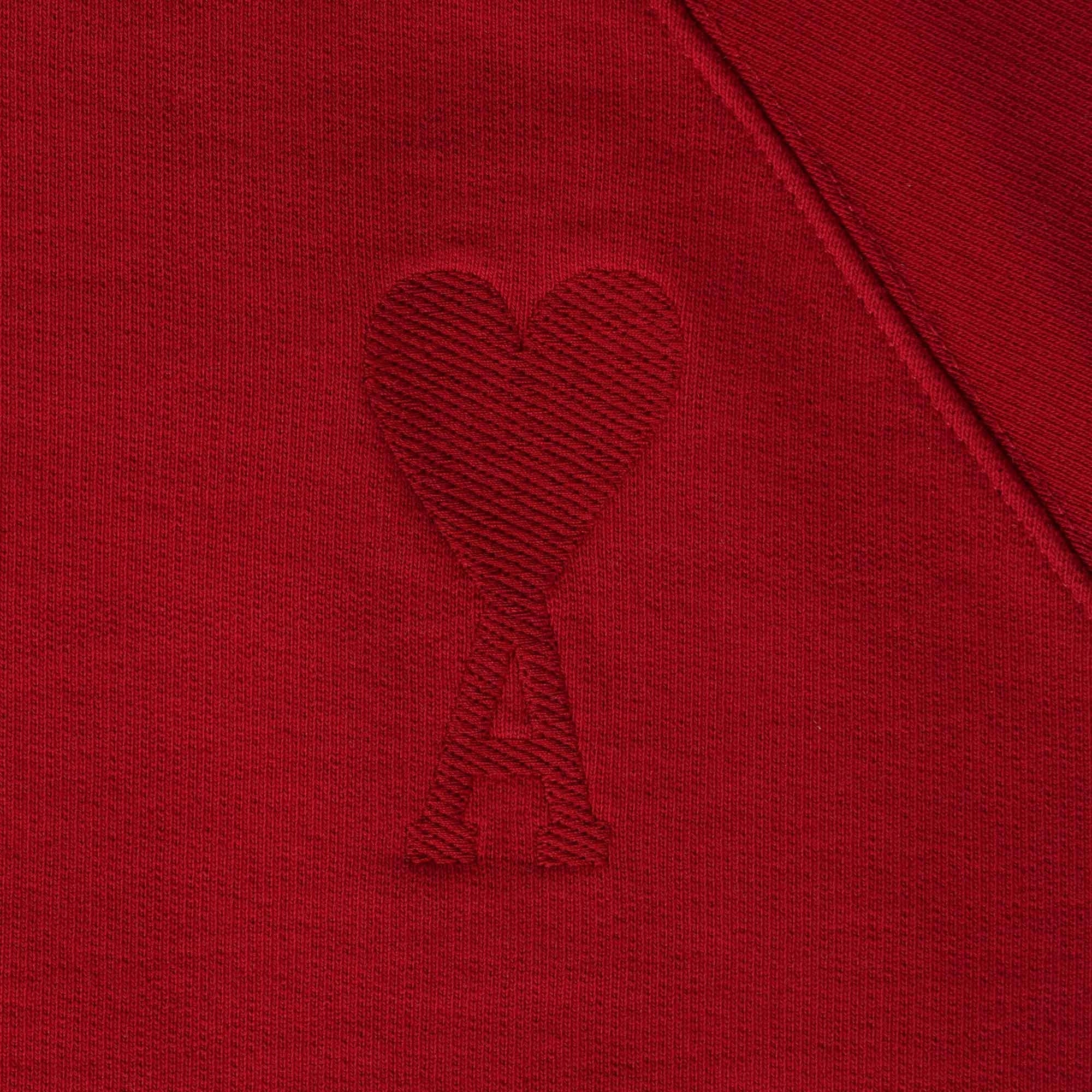 AMI Crew Neck Sweatshirt - Red