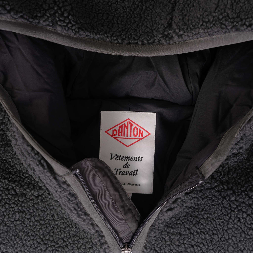 Danton Insulated Hooded Boa Jacket - Grey