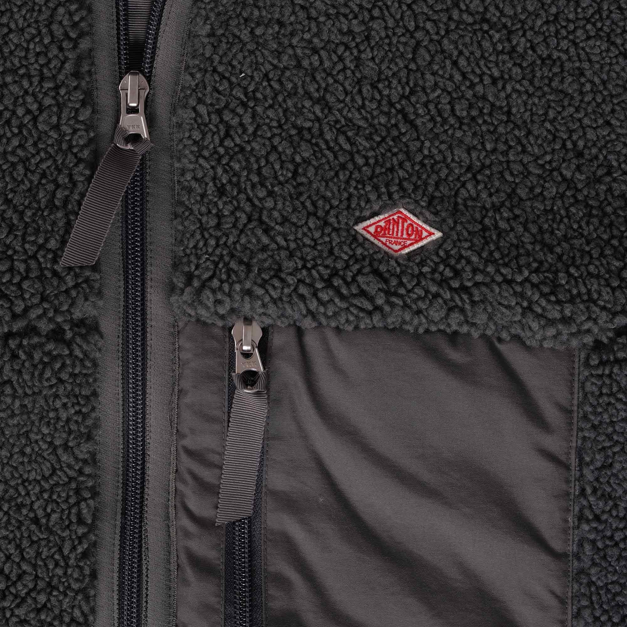 Danton Insulated Hooded Boa Jacket - Grey