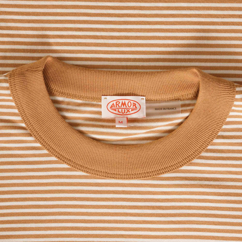 Armor Lux Heritage Striped T-Shirt - Cajou