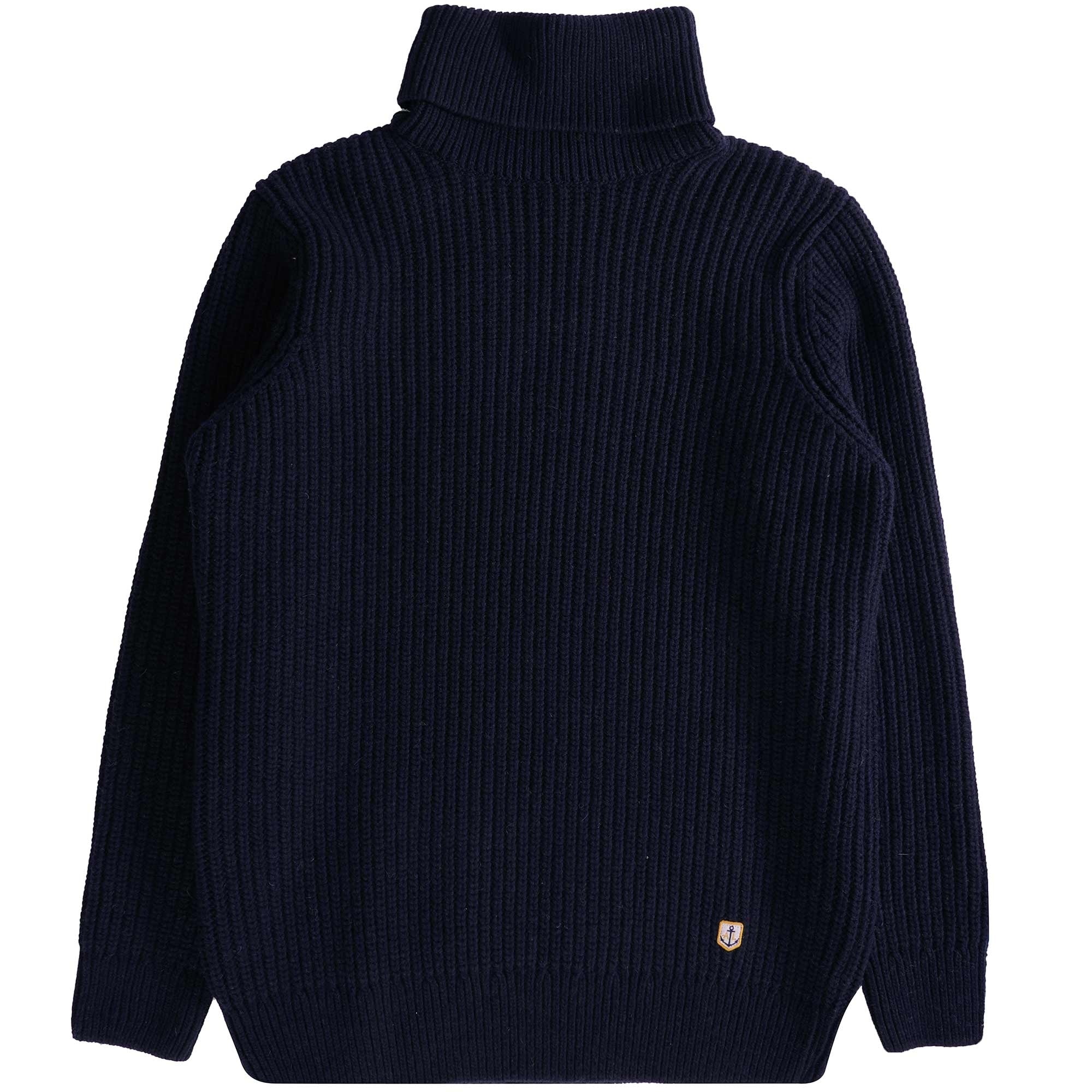 Armor Lux Heritage Turtle Neck Jumper - Navy