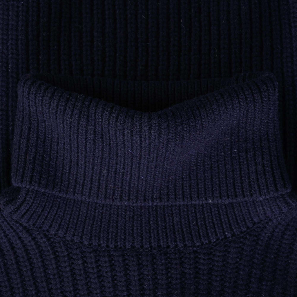 Armor Lux Heritage Turtle Neck Jumper - Navy