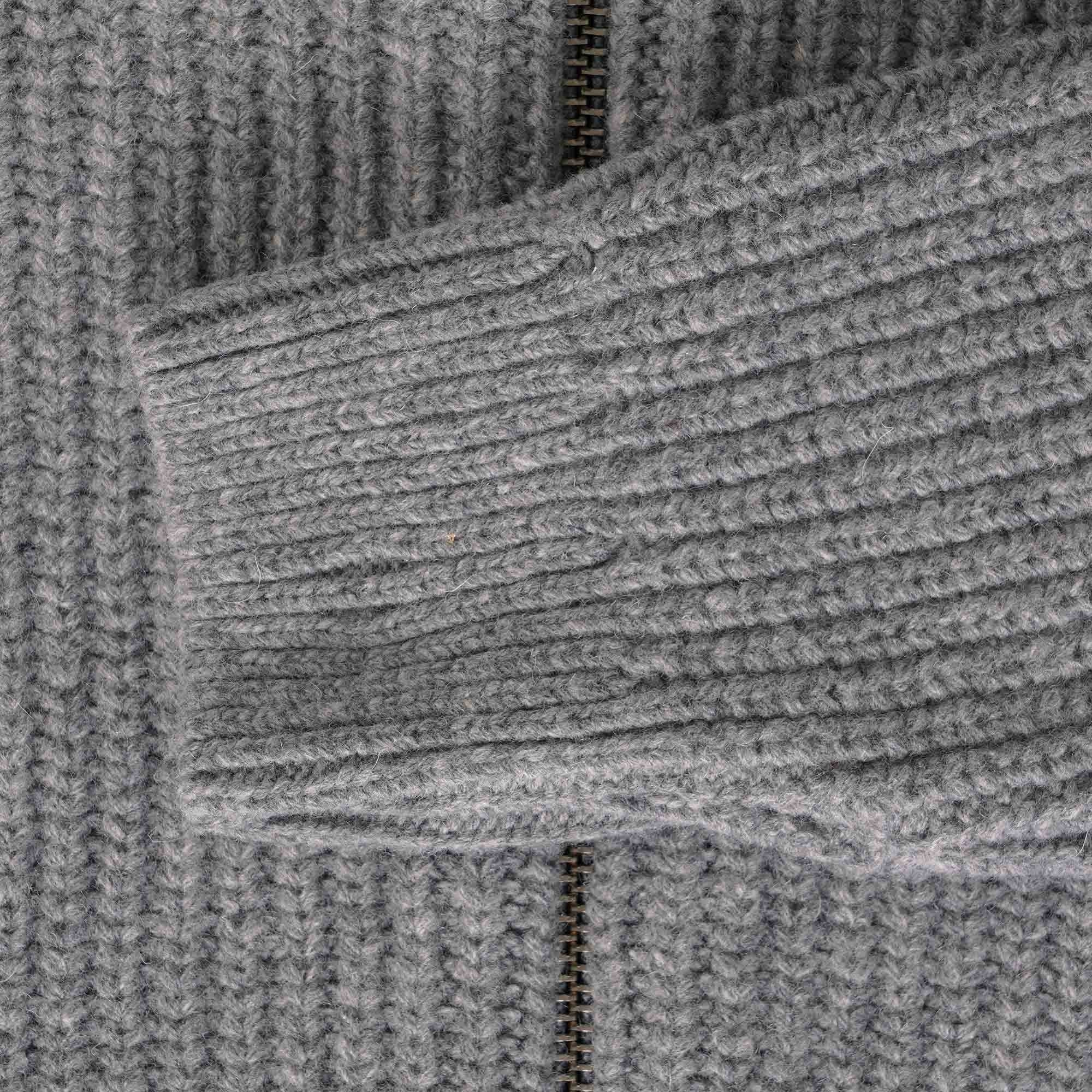 Armor Lux Ribbed Cardigan - Slate Grey