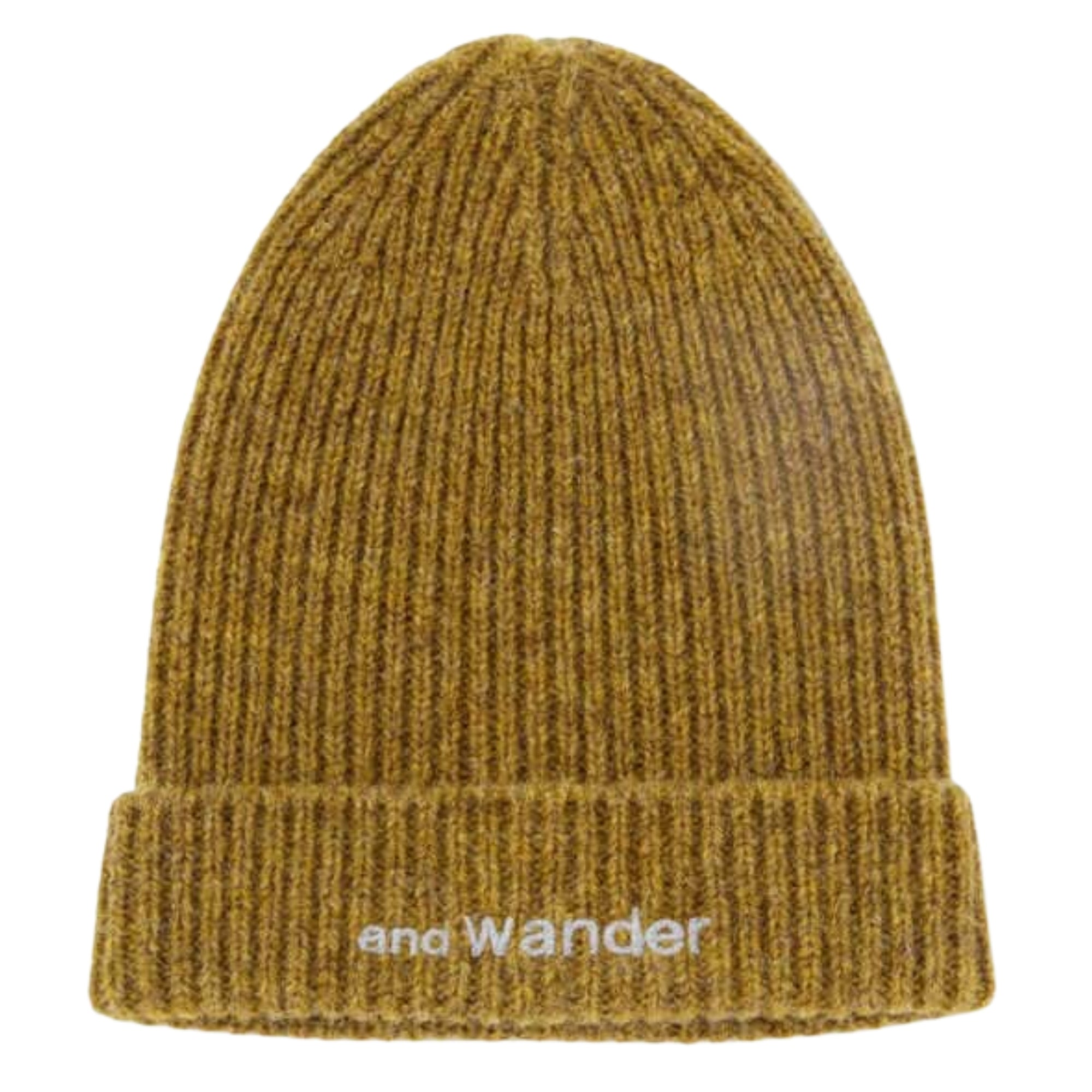 And Wander Shetland Wool Beanie - Camel