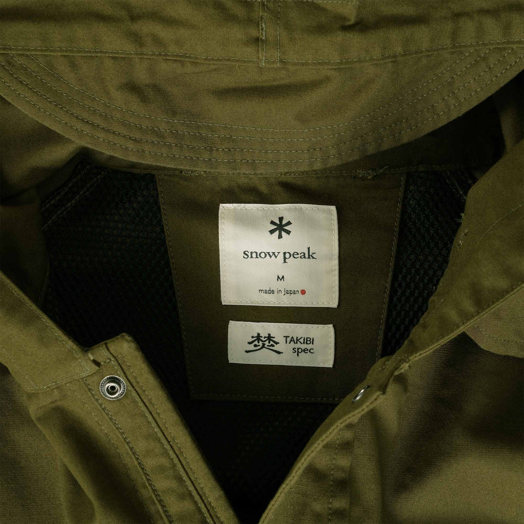 Snow Peak Takibi Mountain Jacket - Olive