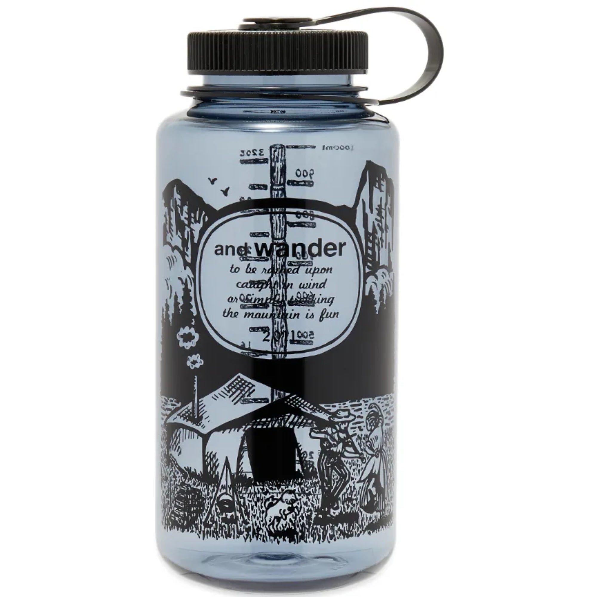 And Wander x Nalgene Tritan 1L Bottle - Black