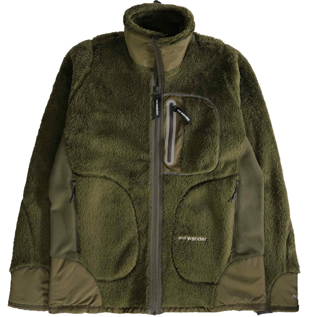 And Wander Polartec 200 Series Fleece - Khaki