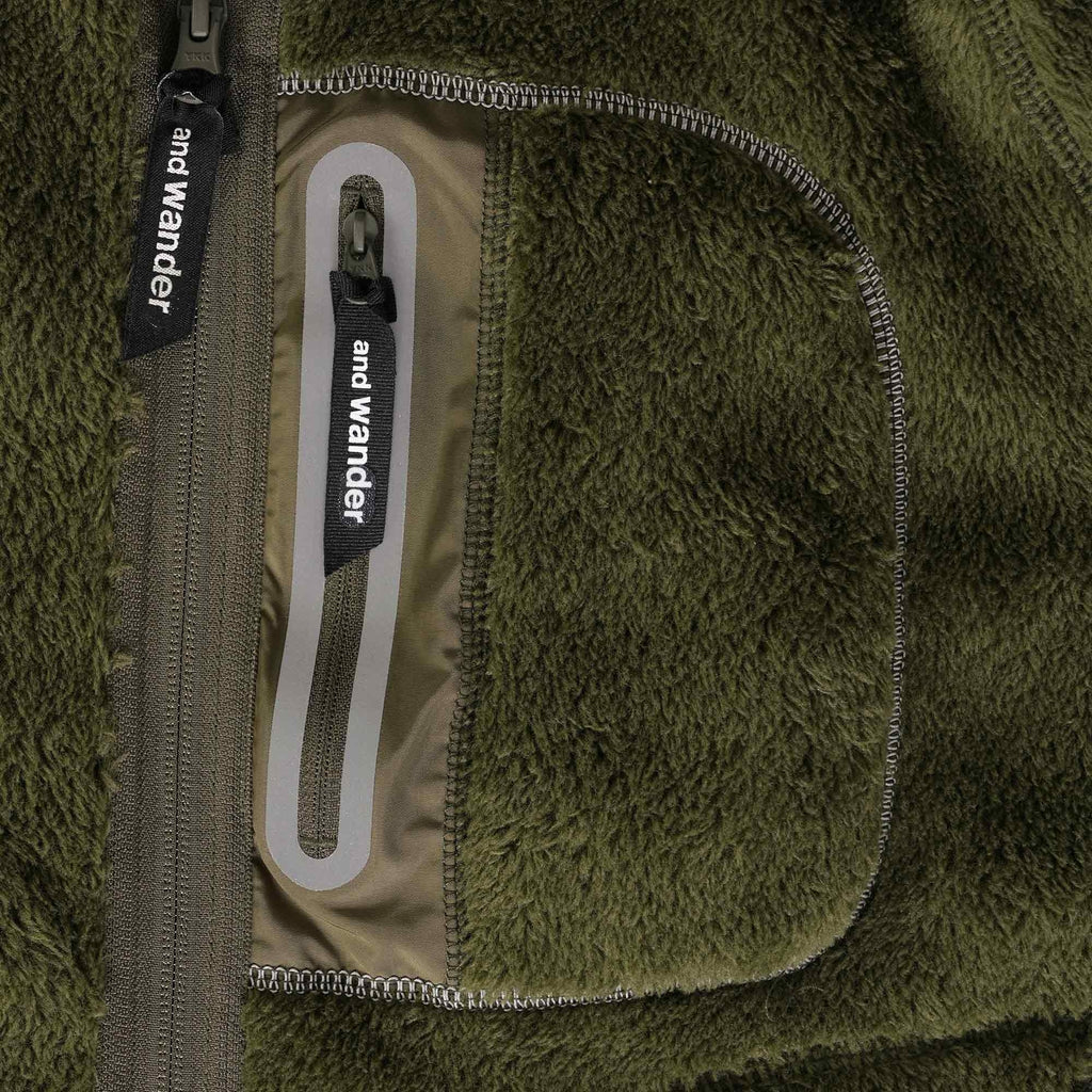 And Wander Polartec 200 Series Fleece - Khaki