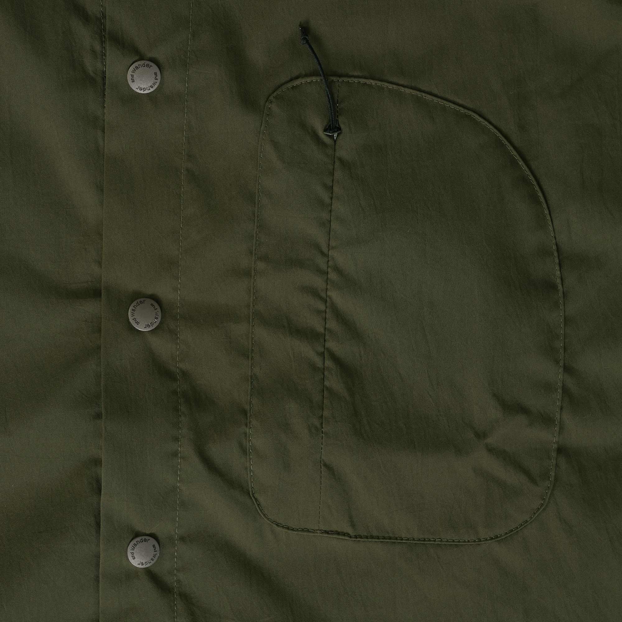 And Wander Long Sleeve Shirt - Khaki