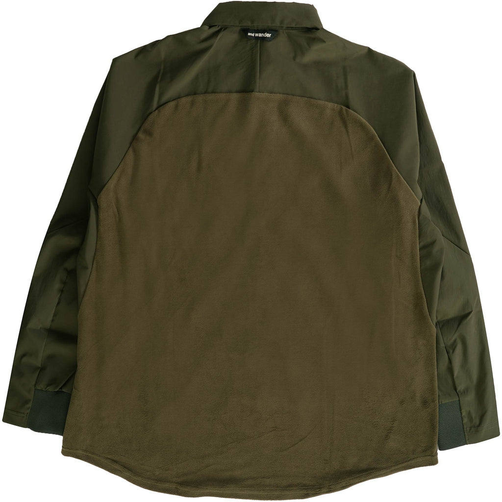 And Wander Long Sleeve Shirt - Khaki