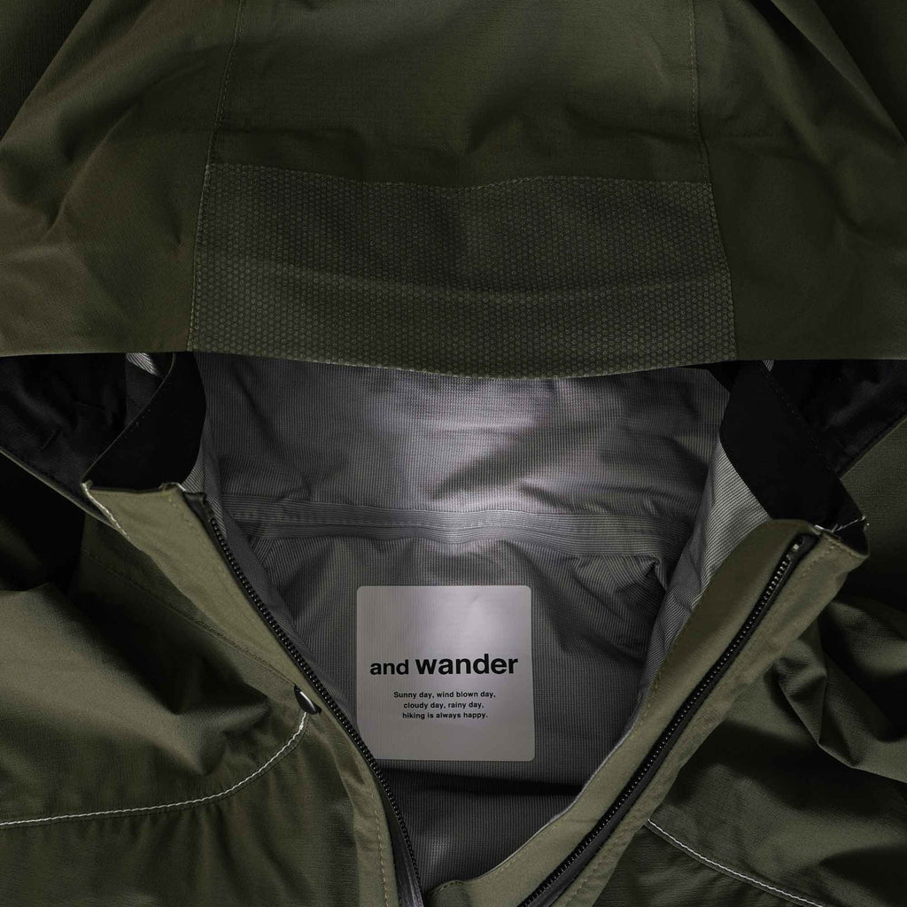 And Wander Pertex Jacket - Khaki