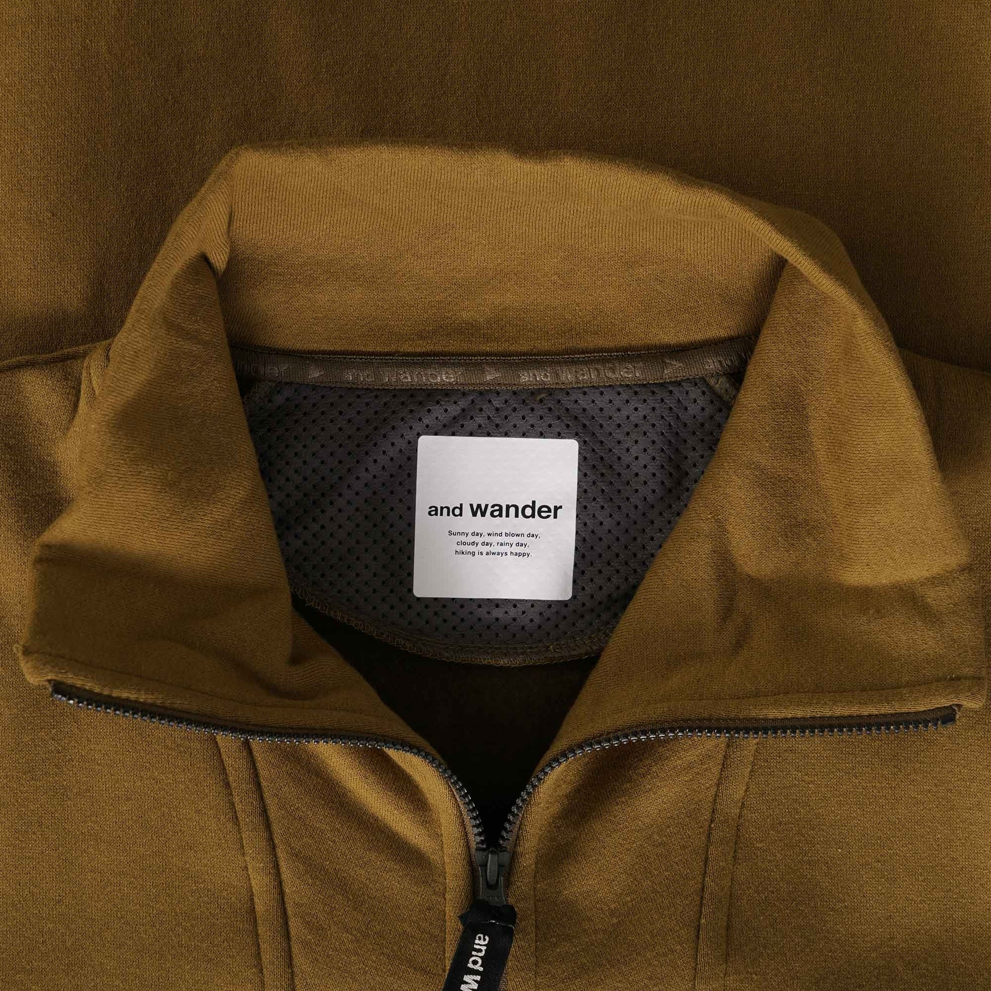 1/2 Zip Jumper - Brown