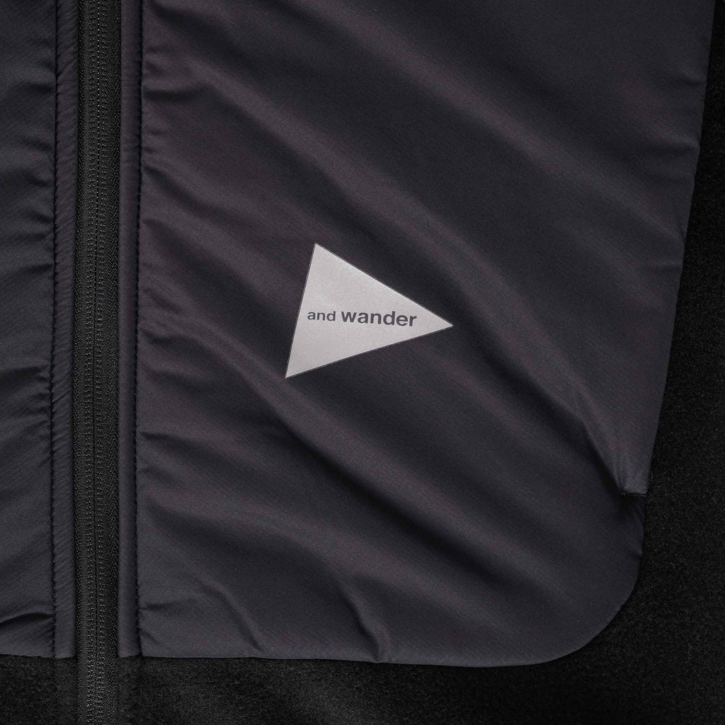 And Wander Pertex Polartec Jacket - Black