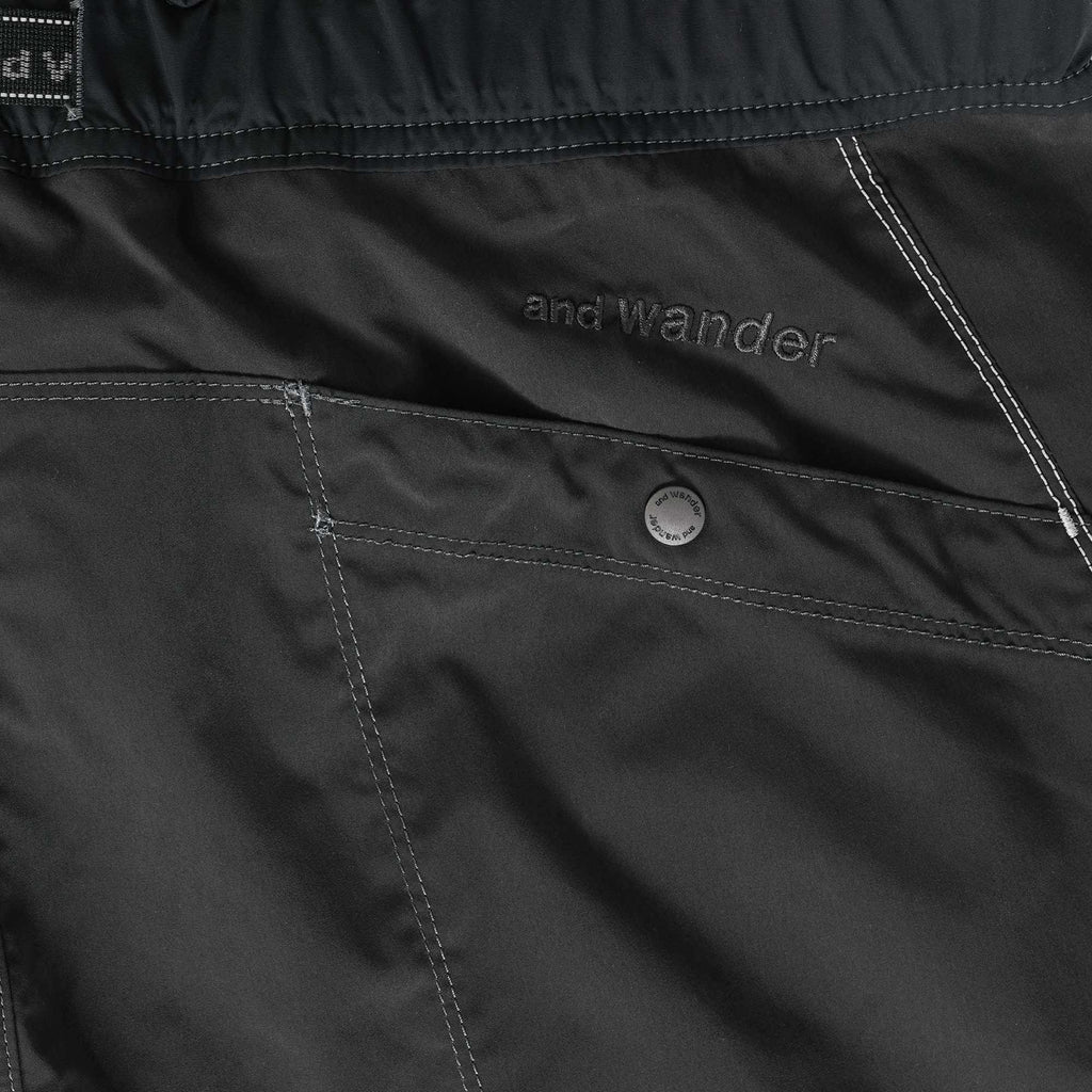 And Wander Double Pocket Pants - Charcoal