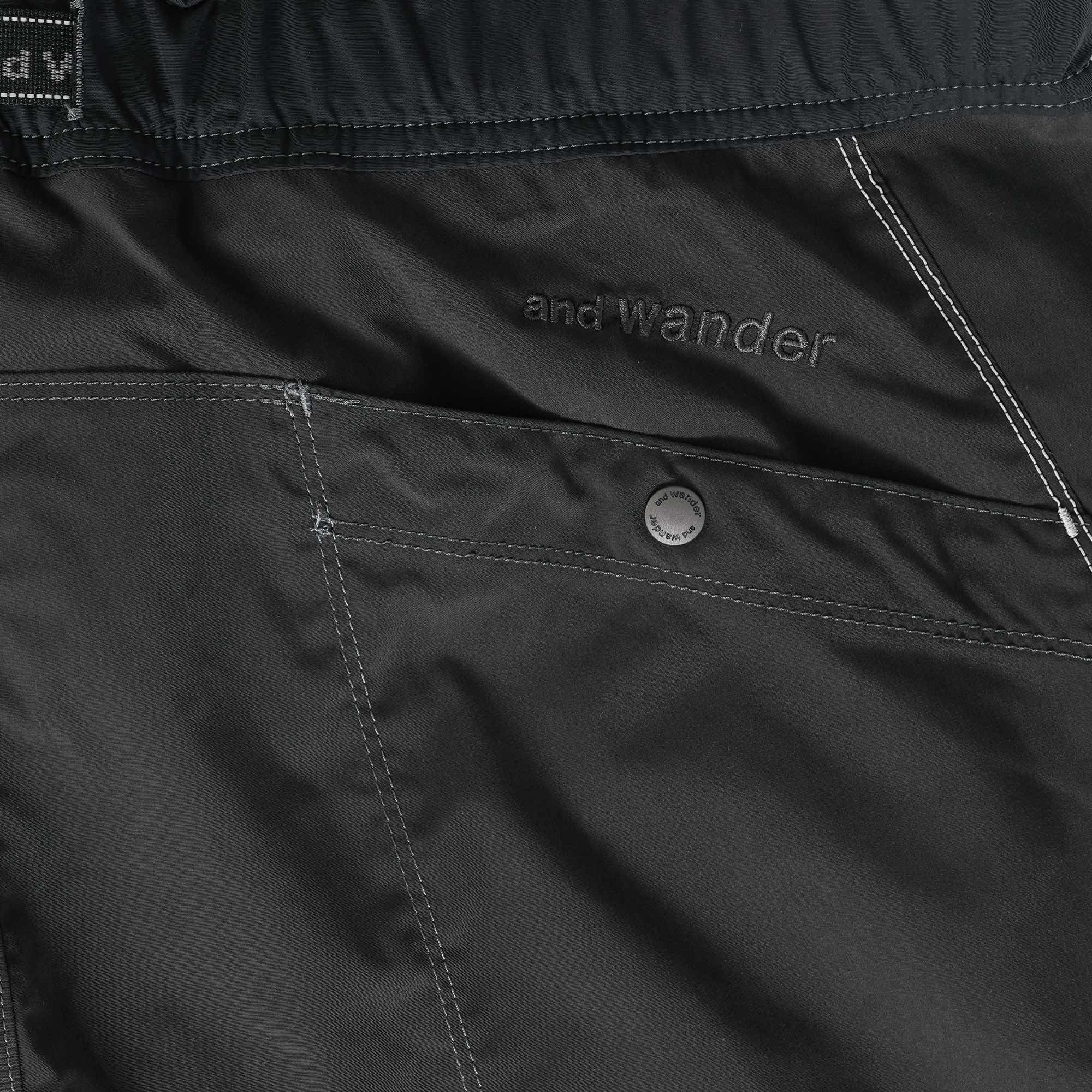 And Wander Double Pocket Pants - Charcoal