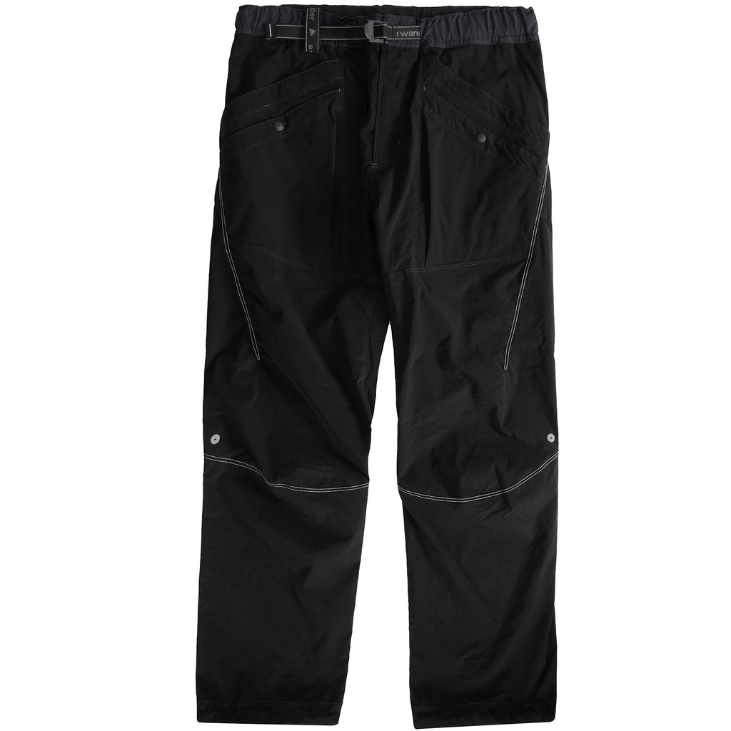 And Wander Double Pocket Pants - Black